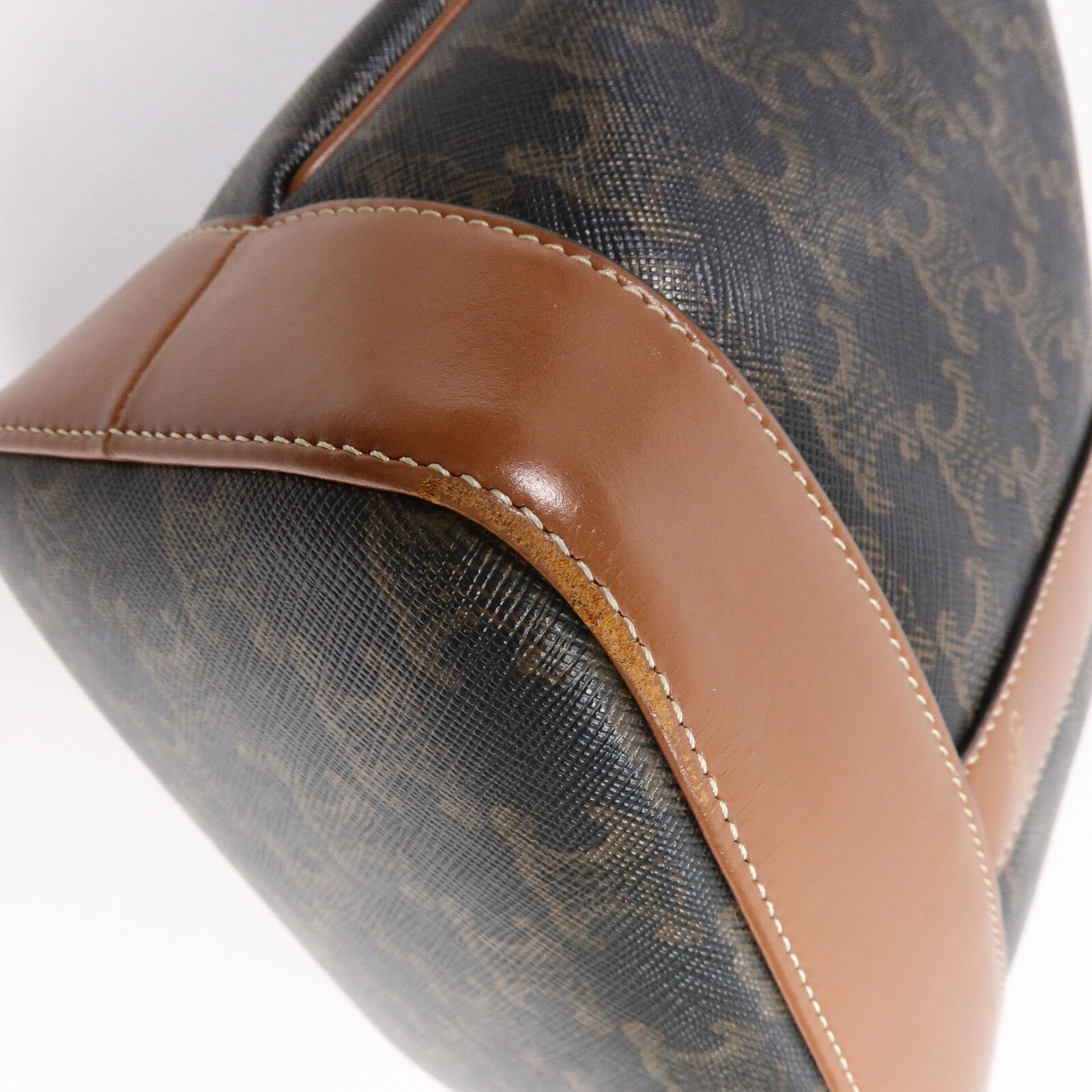 CELINE 塗層帆布Triomple Small Bucket Bag肩背袋