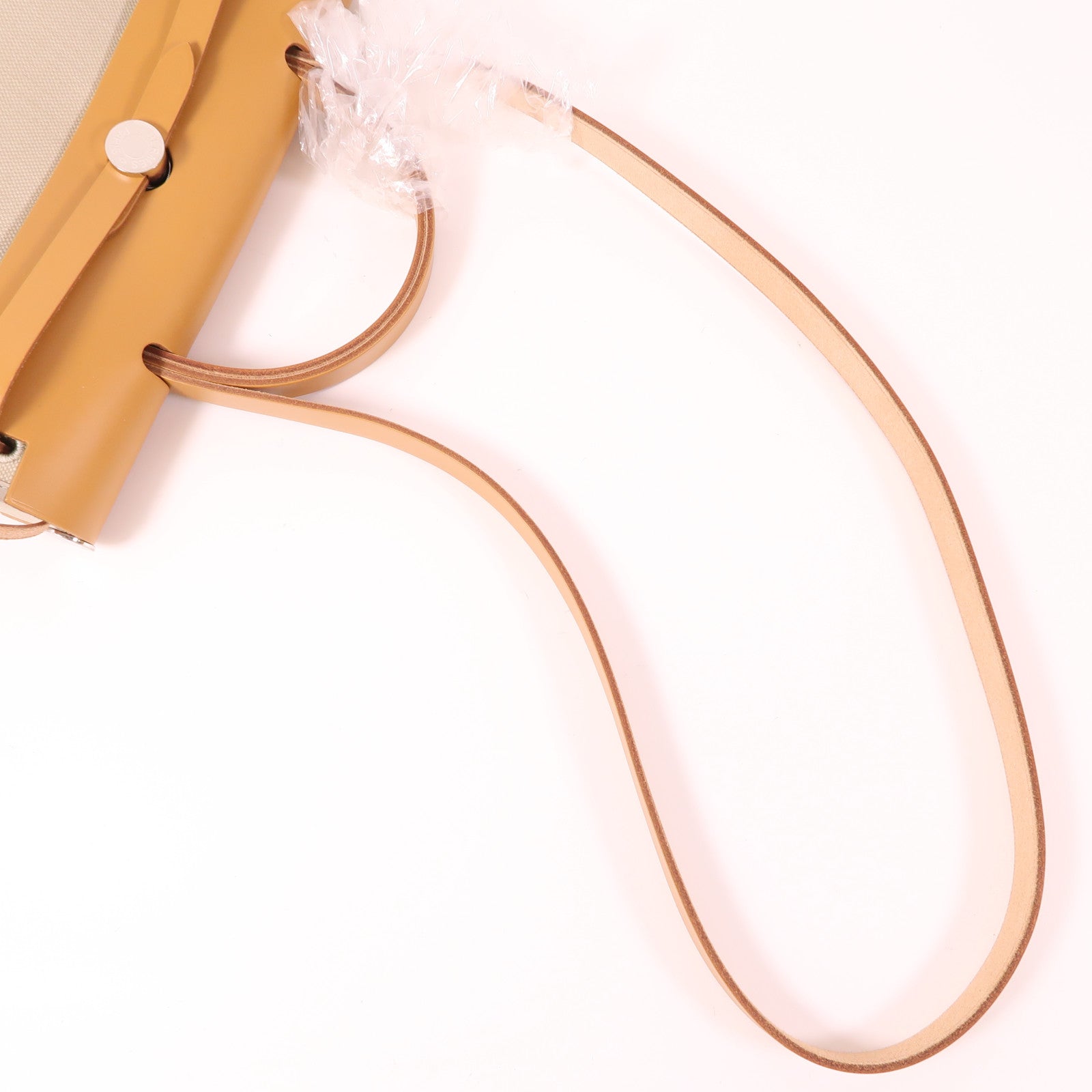 HERMES 帆布Herbag PM銀扣手挽肩背兩用袋