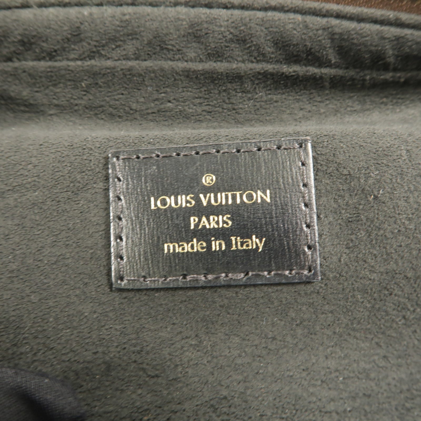 LOUIS VUITTON Monogram Reverse Vanity PM金扣手挽肩背兩用袋棕色