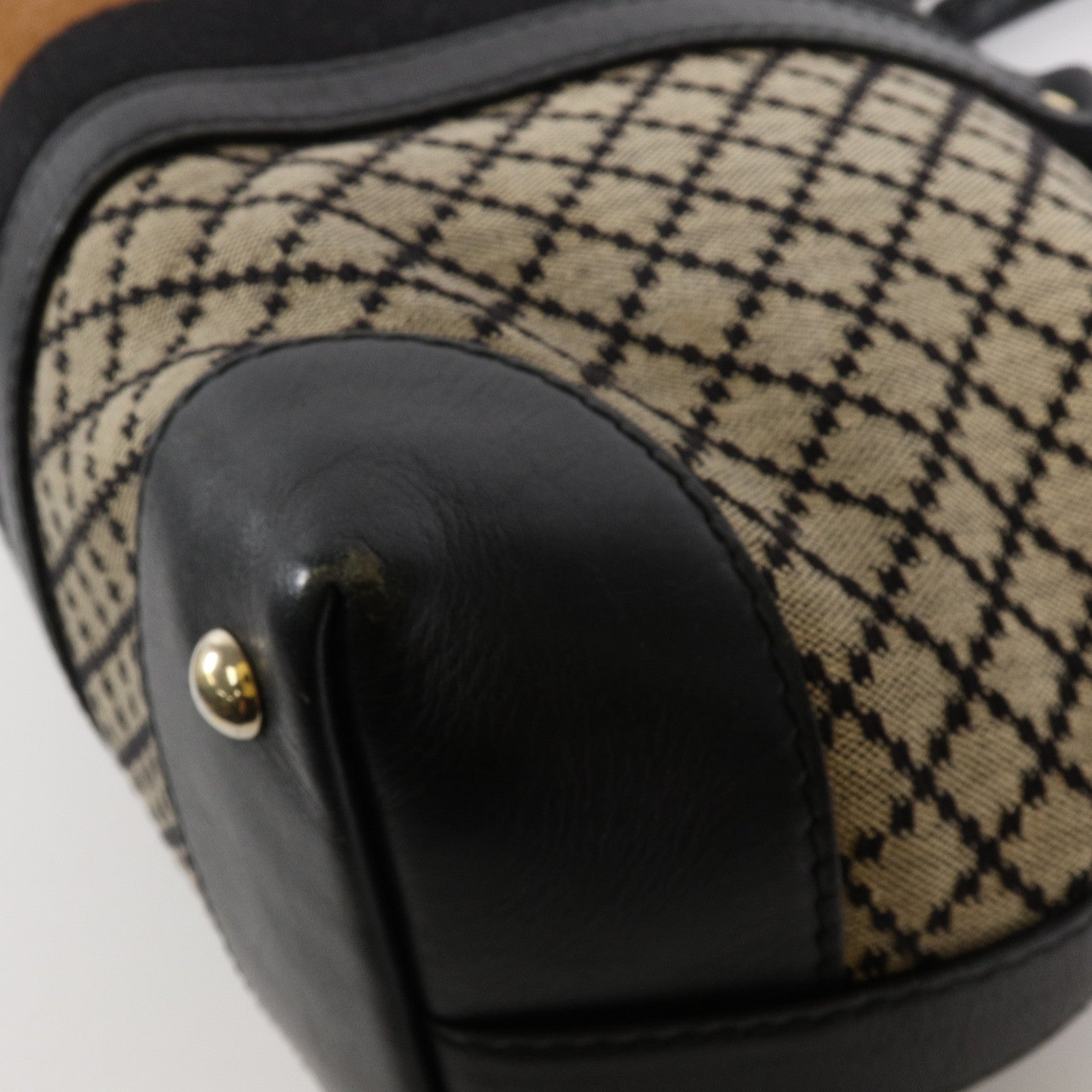 GUCCI 帆布Diamante Web 2 Way Bag手挽肩背兩用袋