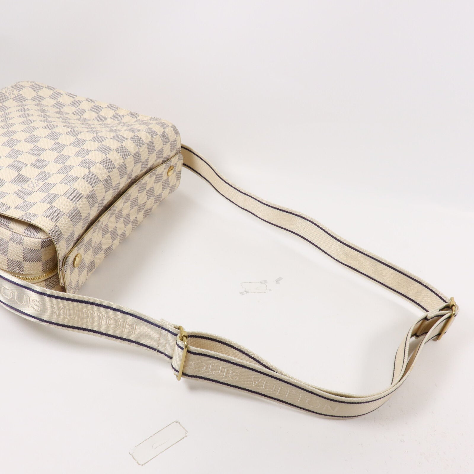 LOUIS VUITTON Damier Azur Naviglio肩背袋