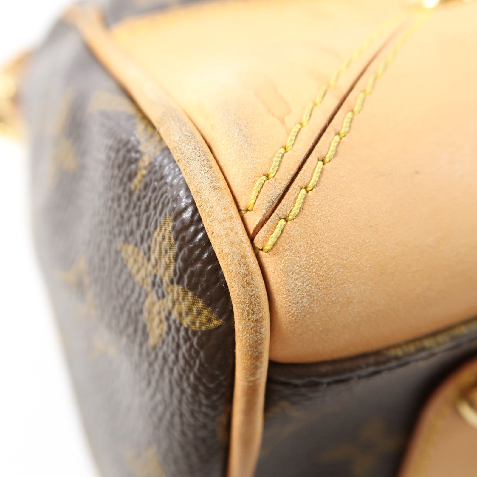 LOUIS VUITTON Monogram Retiro金扣手挽肩背兩用袋啡色