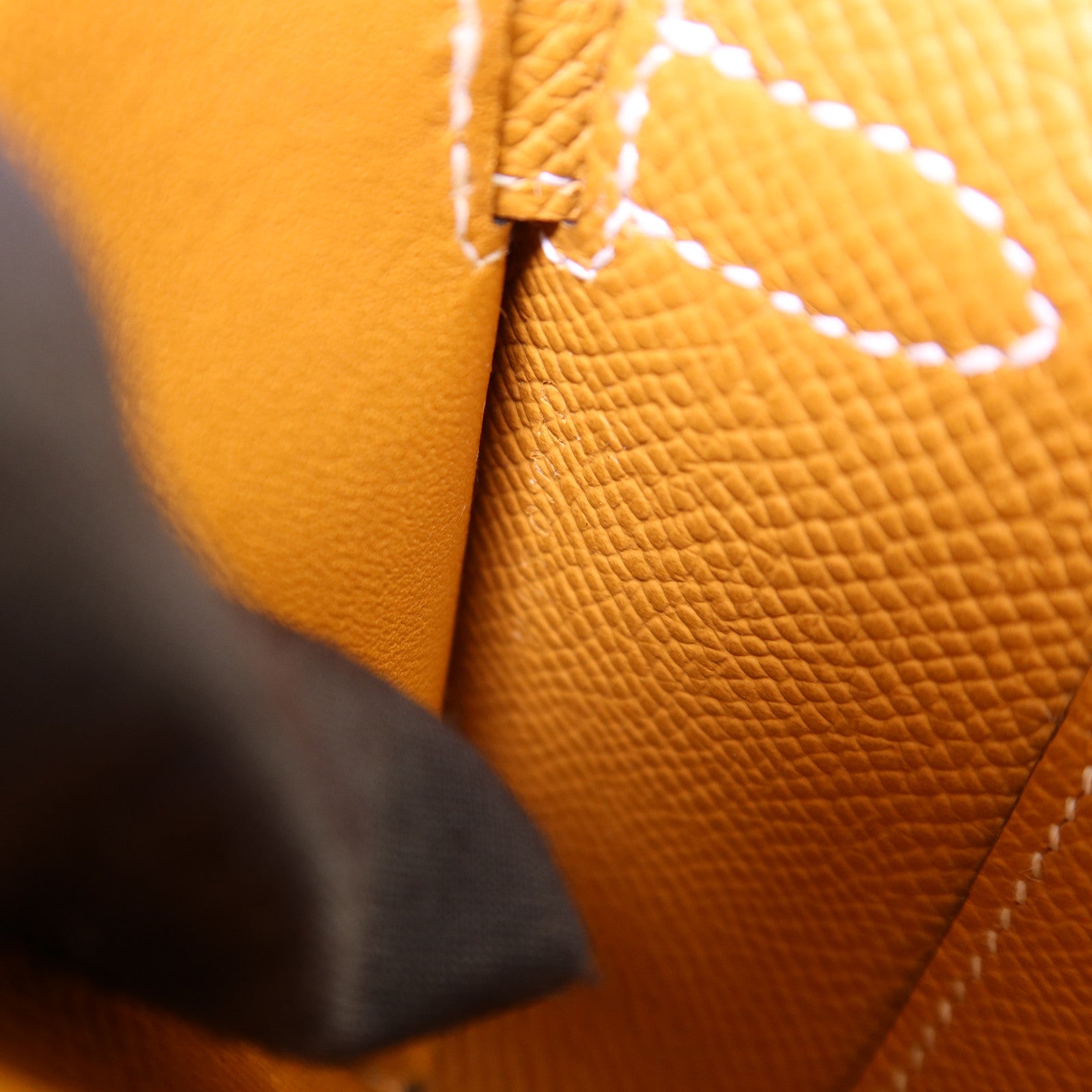 HERMES Epsom皮革Kelly To Go金扣肩背袋Toffee
