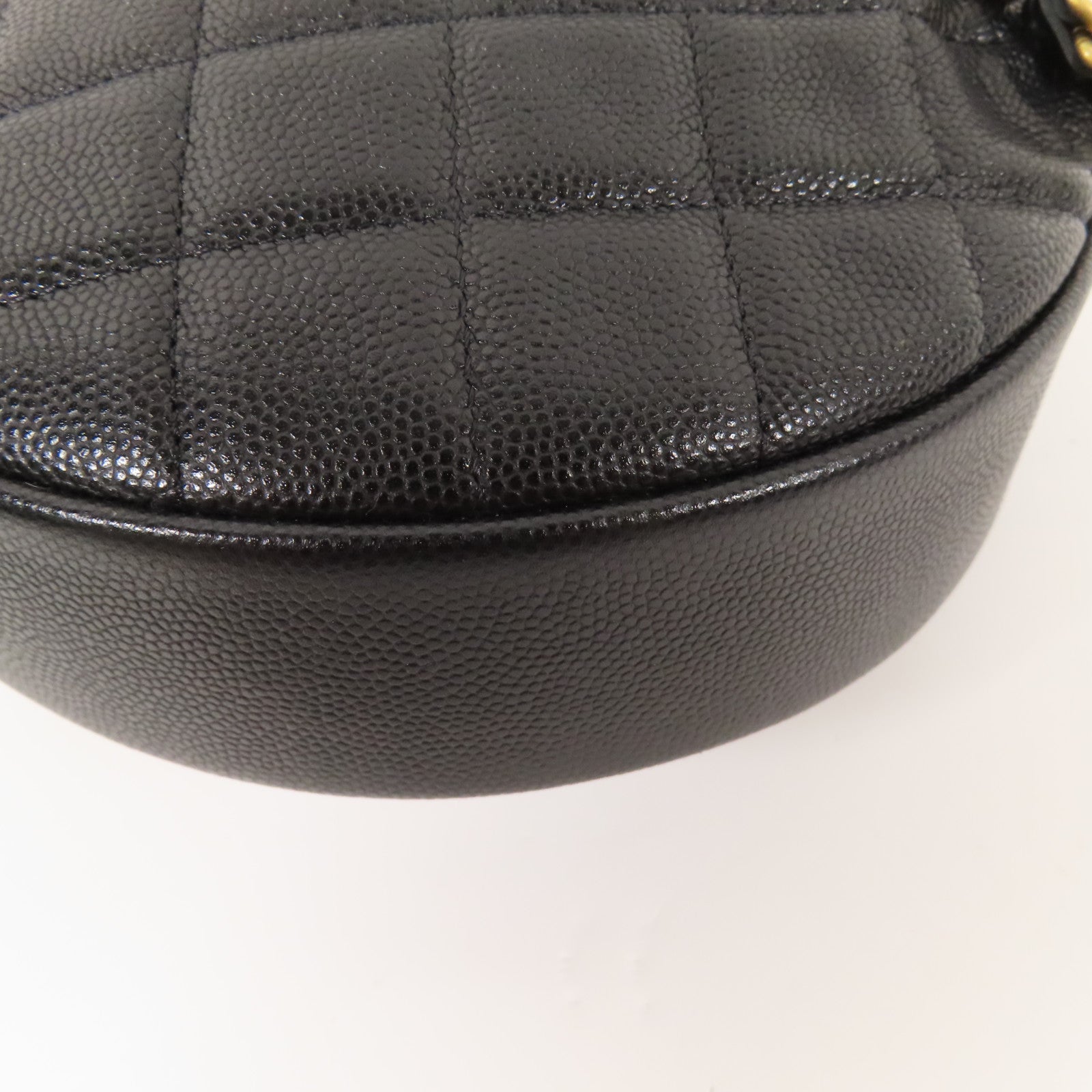 CHANEL 牛皮皮革Hobo Pouch金扣鏈帶手挽袋
