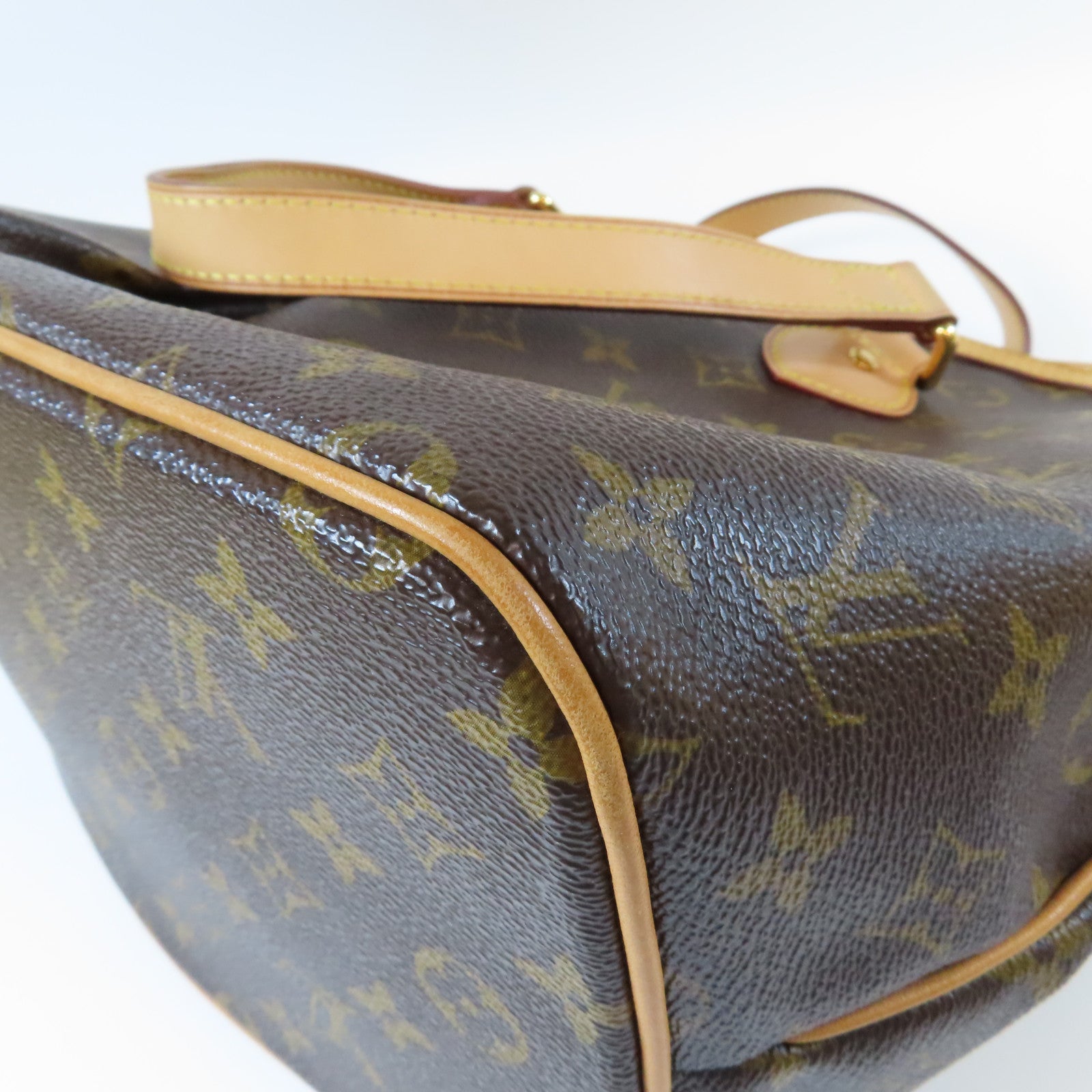 LOUIS VUITTON Monogram Palermo PM金扣手挽肩背兩用袋啡色