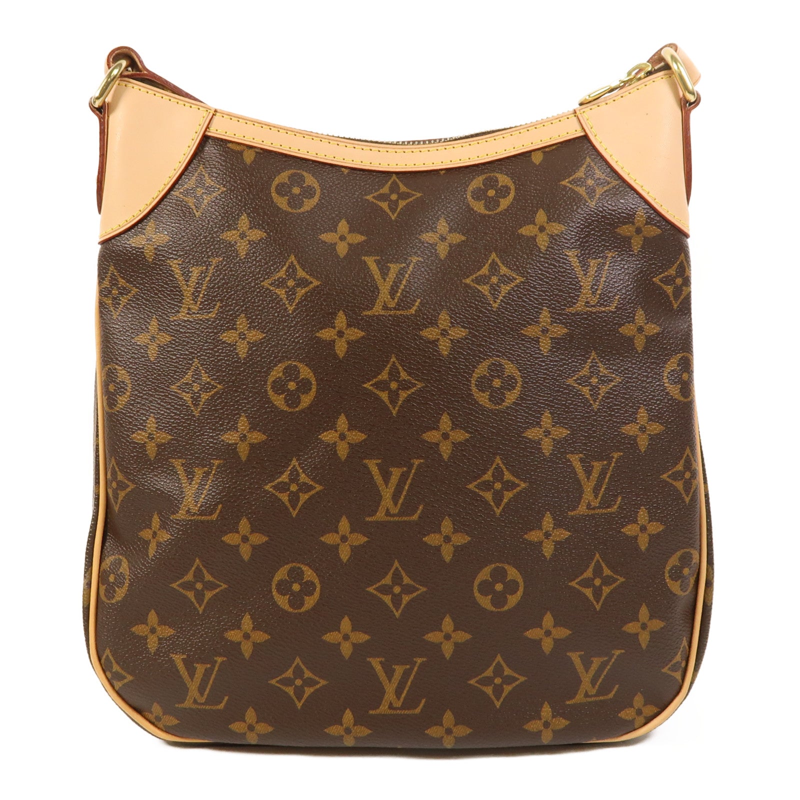 LOUIS VUITTON Monogram Odeon PM金扣肩背袋