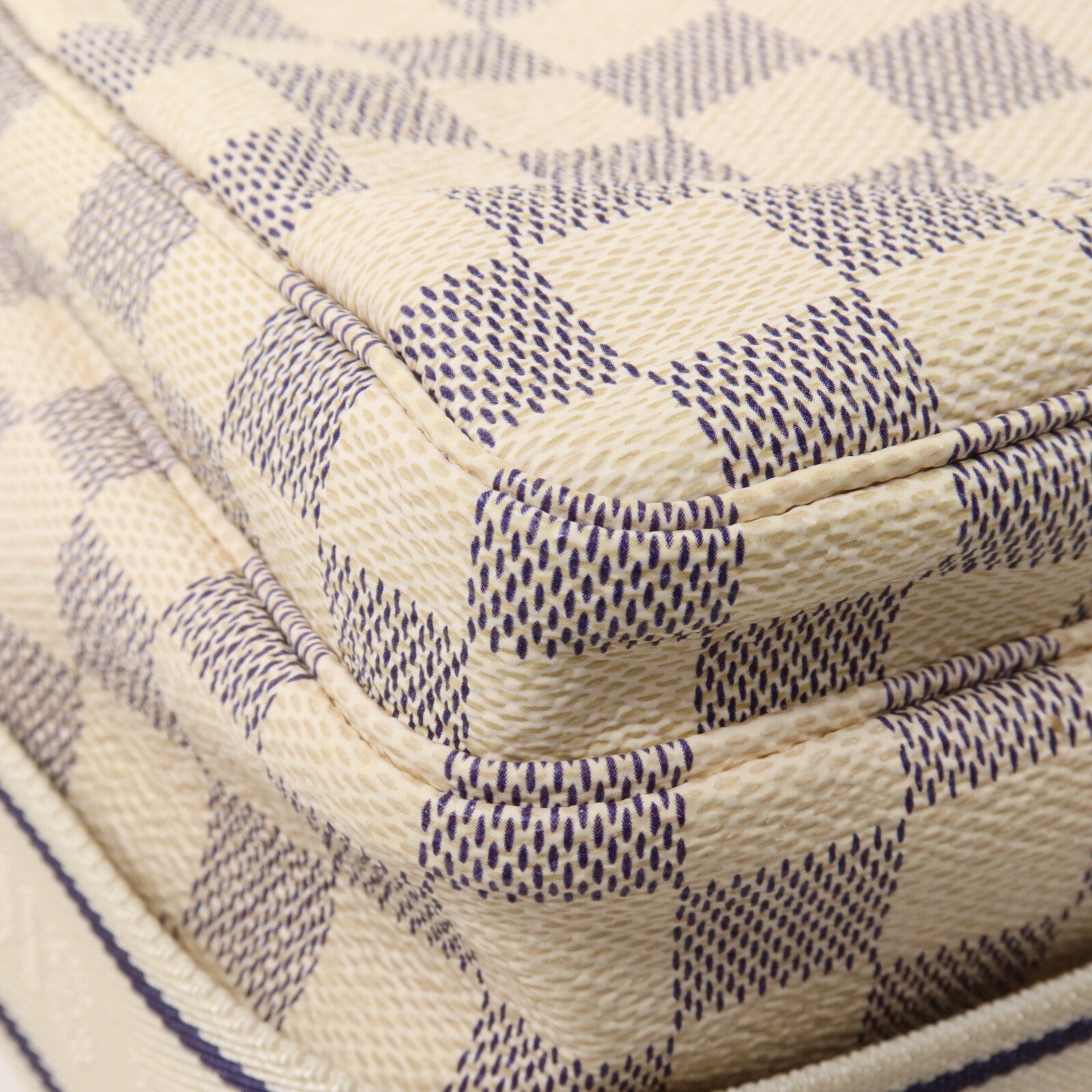 LOUIS VUITTON Damier Azur Naviglio肩背袋