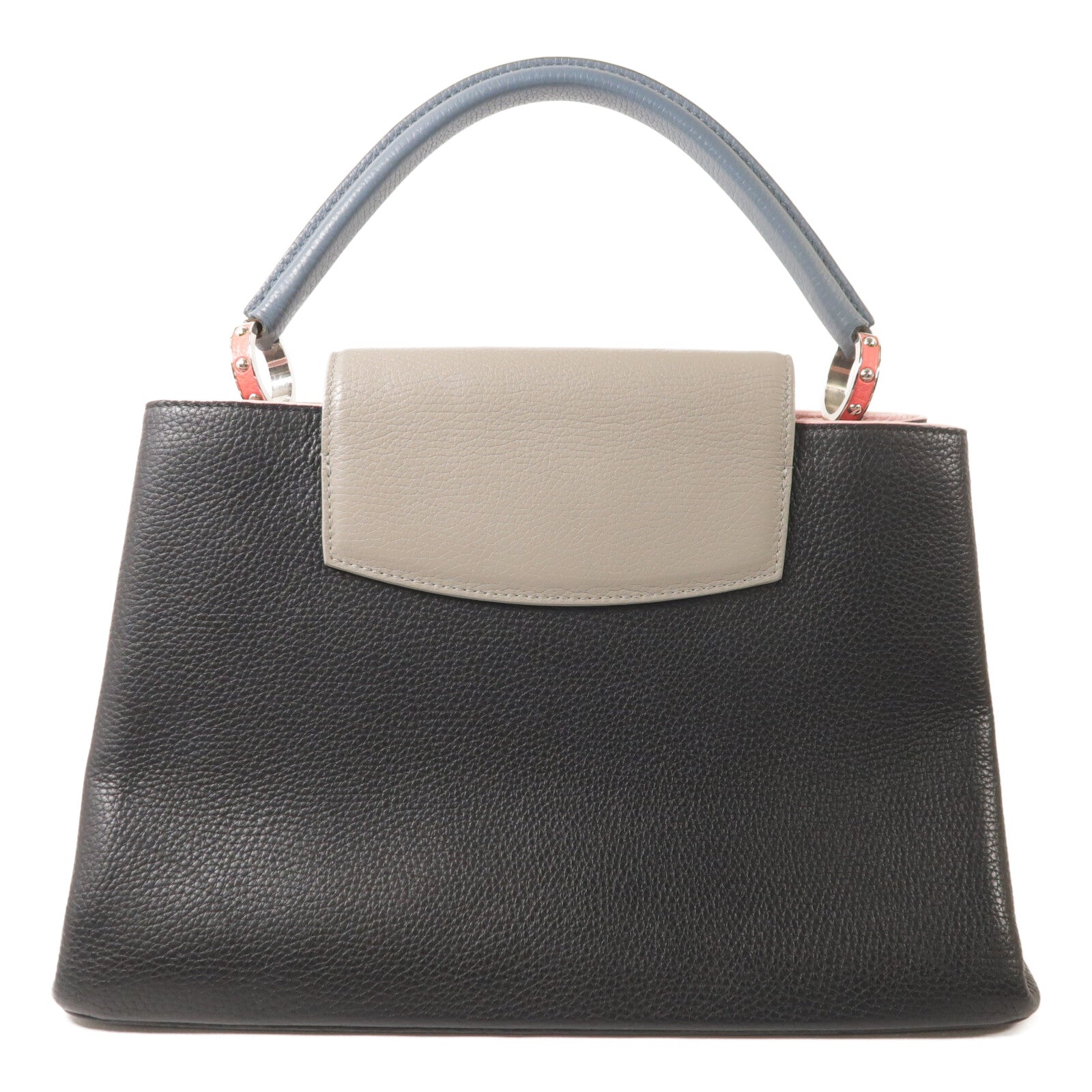 LOUIS VUITTON 牛皮皮革Capucines MM手挽袋