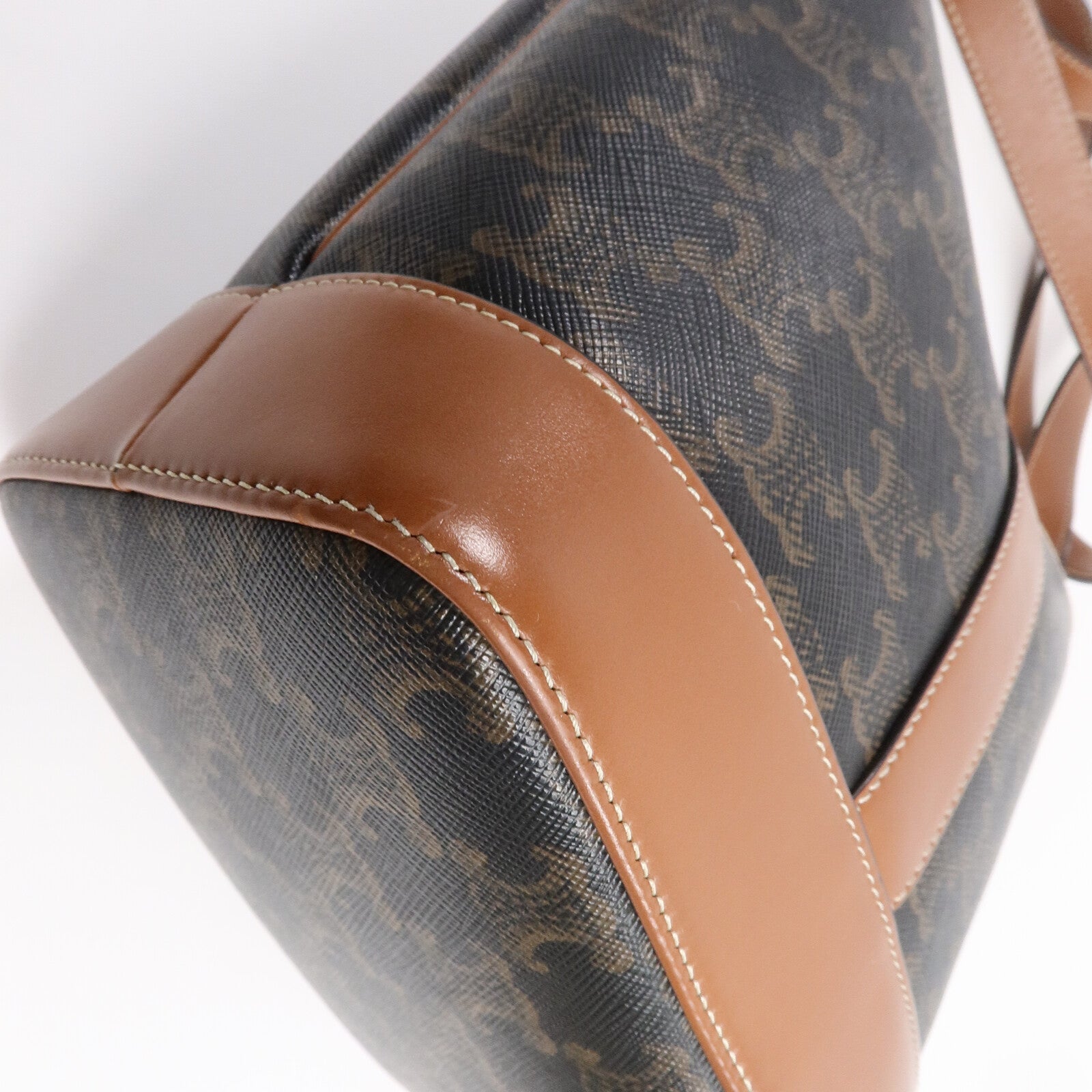 CELINE 塗層帆布Triomple Small Bucket Bag肩背袋
