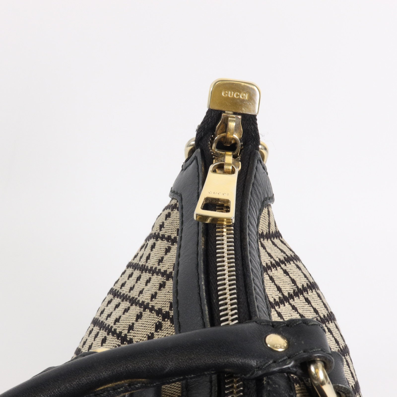 GUCCI 帆布Diamante Web 2 Way Bag手挽肩背兩用袋