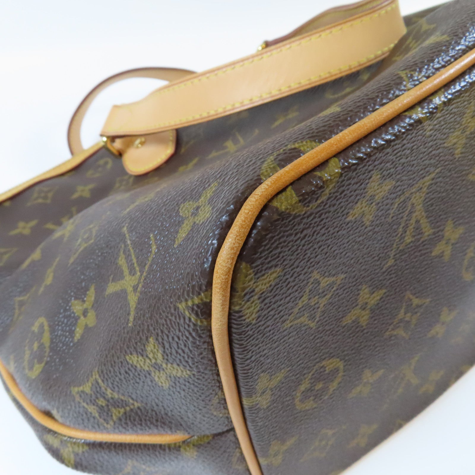 LOUIS VUITTON Monogram Palermo PM金扣手挽肩背兩用袋啡色