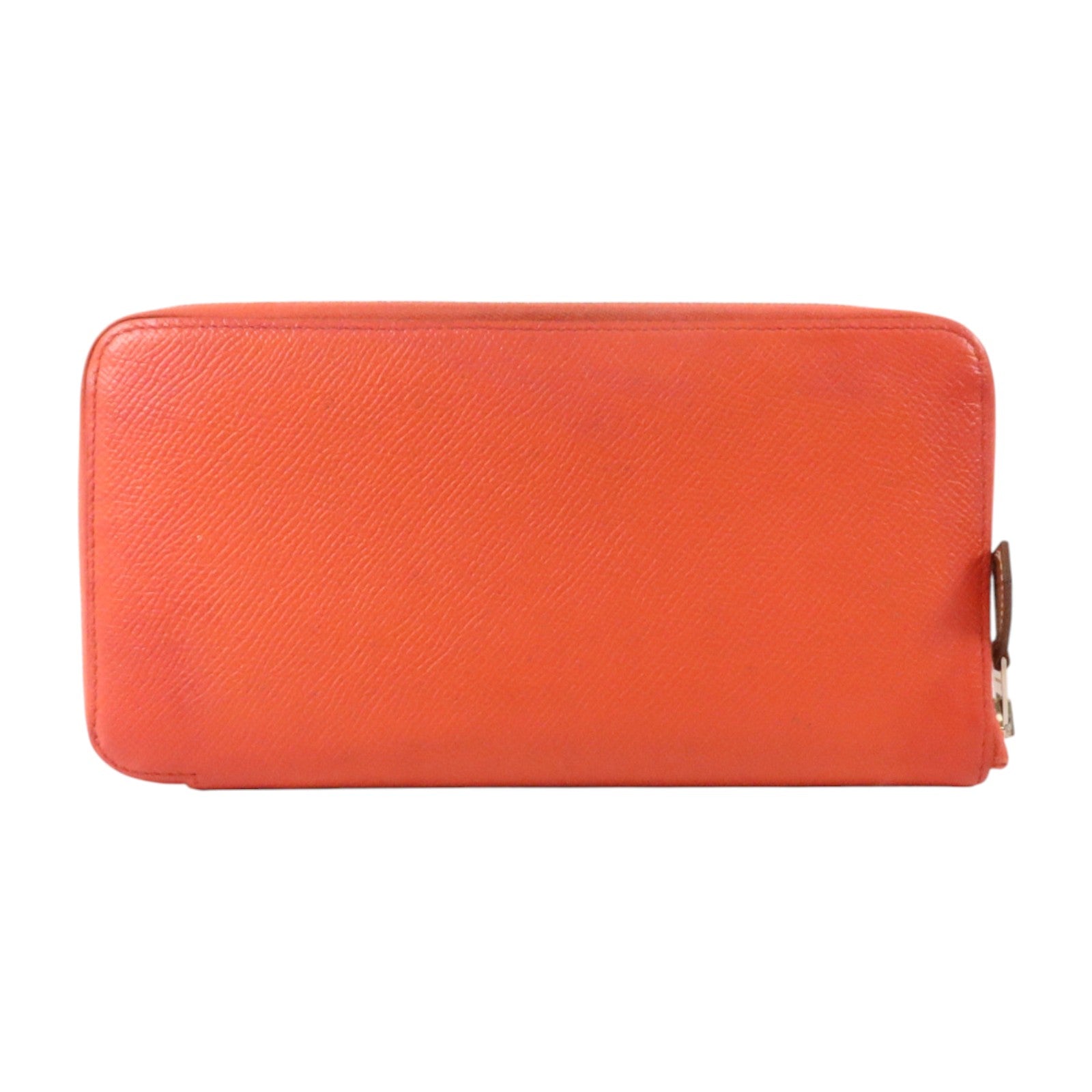 HERMES Epsom皮革Silk In Wallet銀扣長錢包Rose Jaipur
