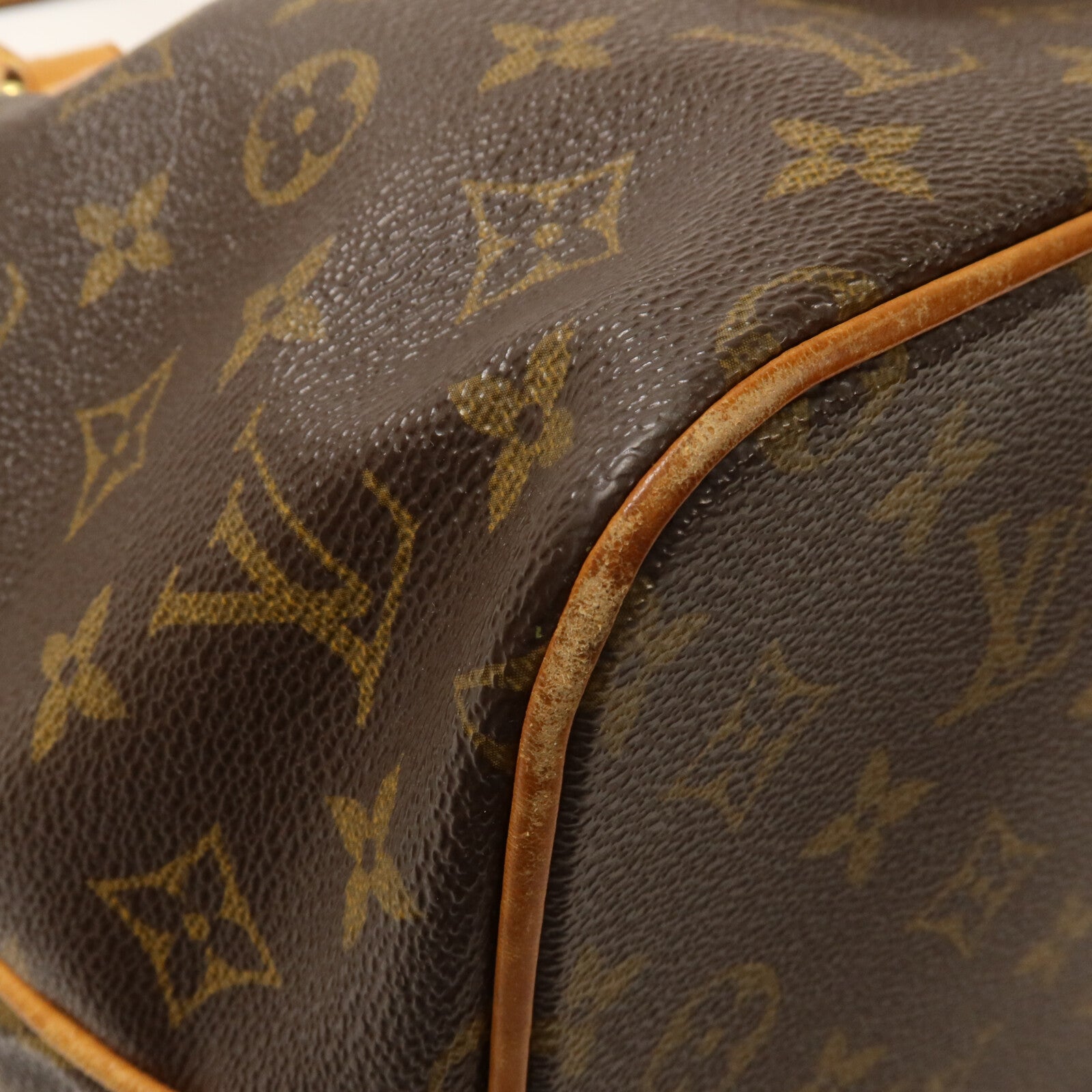 LOUIS VUITTON Monogram Palermo PM手挽肩背兩用袋棕色