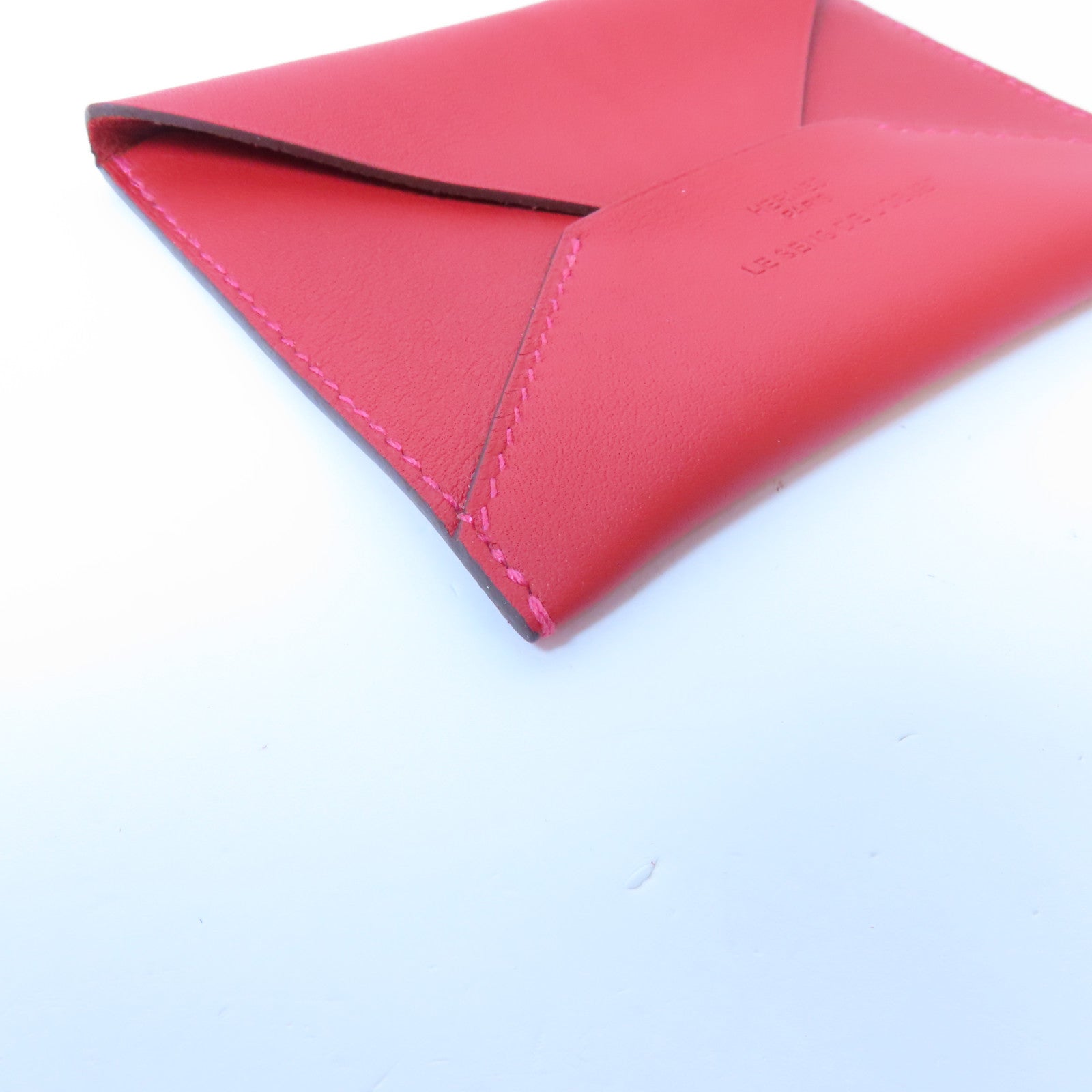 HERMES 【限時優惠】Swift皮革Card Case卡片套Vermillion/紅色