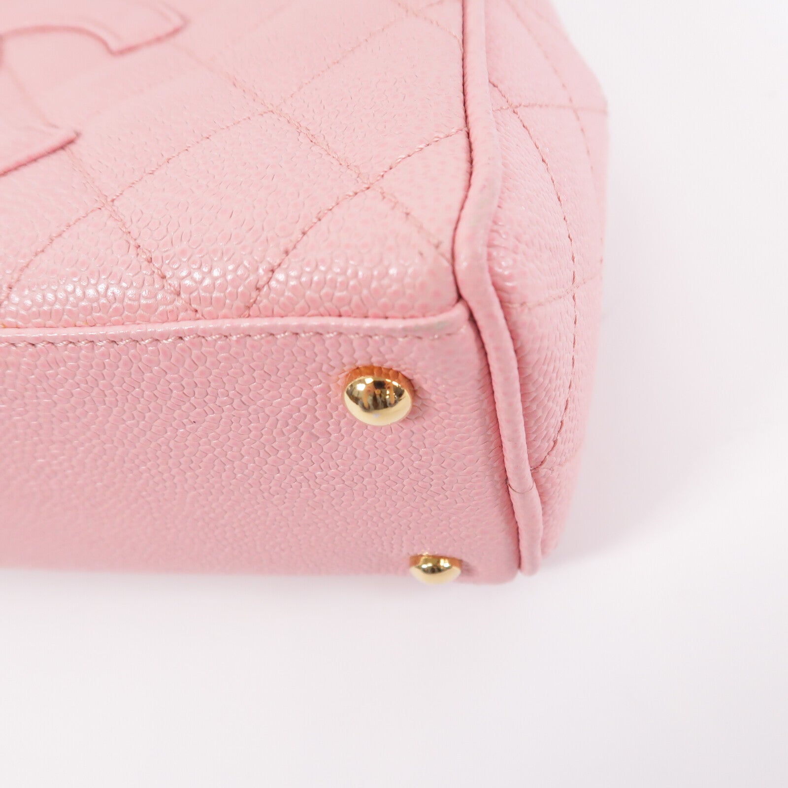 CHANEL 牛皮皮革Vintage Mini Boston Bowing Bag手挽袋