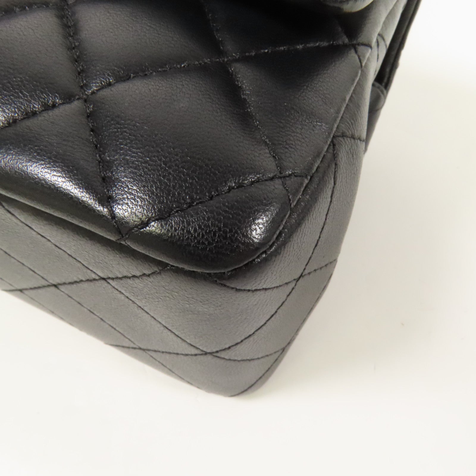 CHANEL 羊皮皮革23K Top Handle金扣手挽肩背兩用袋