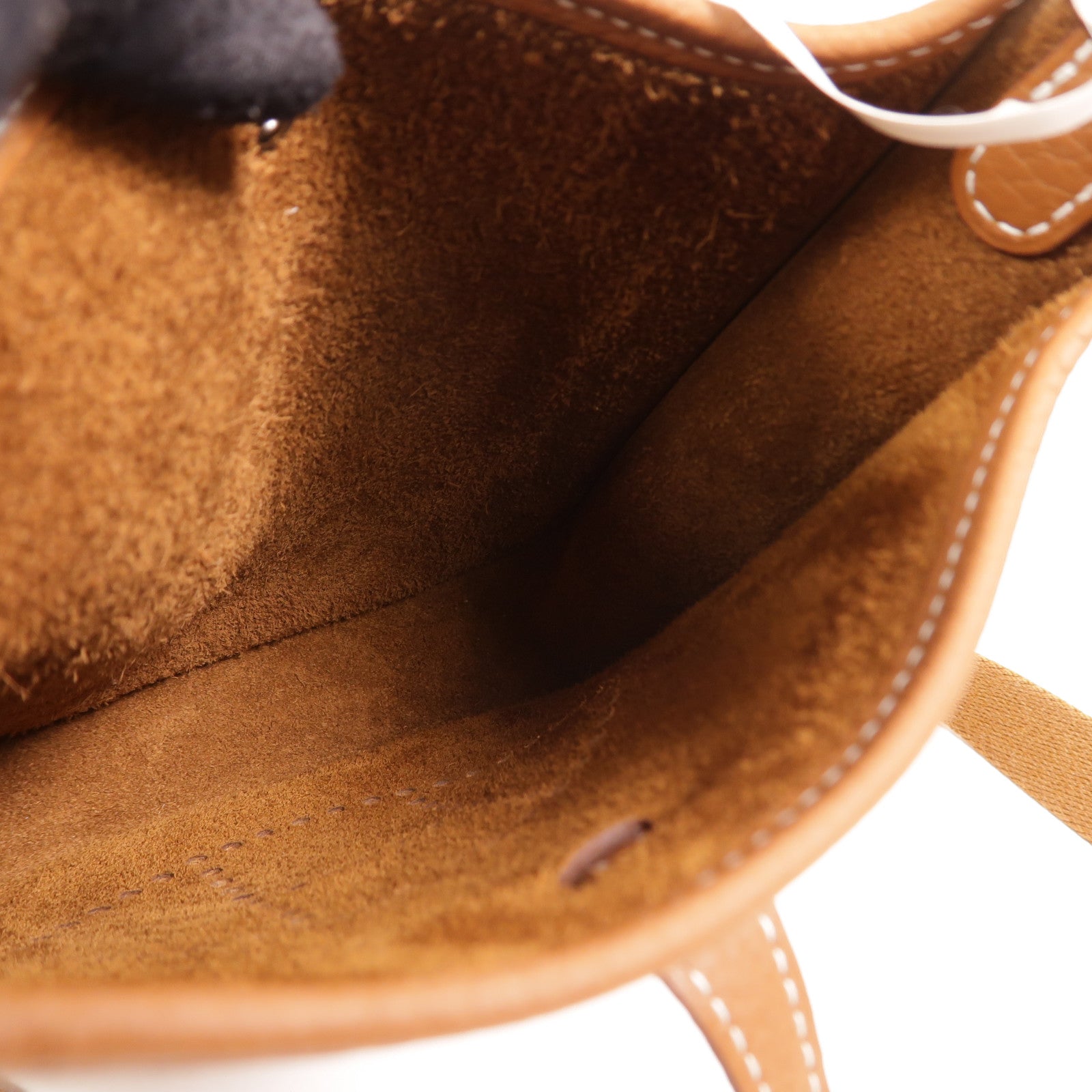 HERMES Clemence皮革Evelyne TPM肩背袋Gold