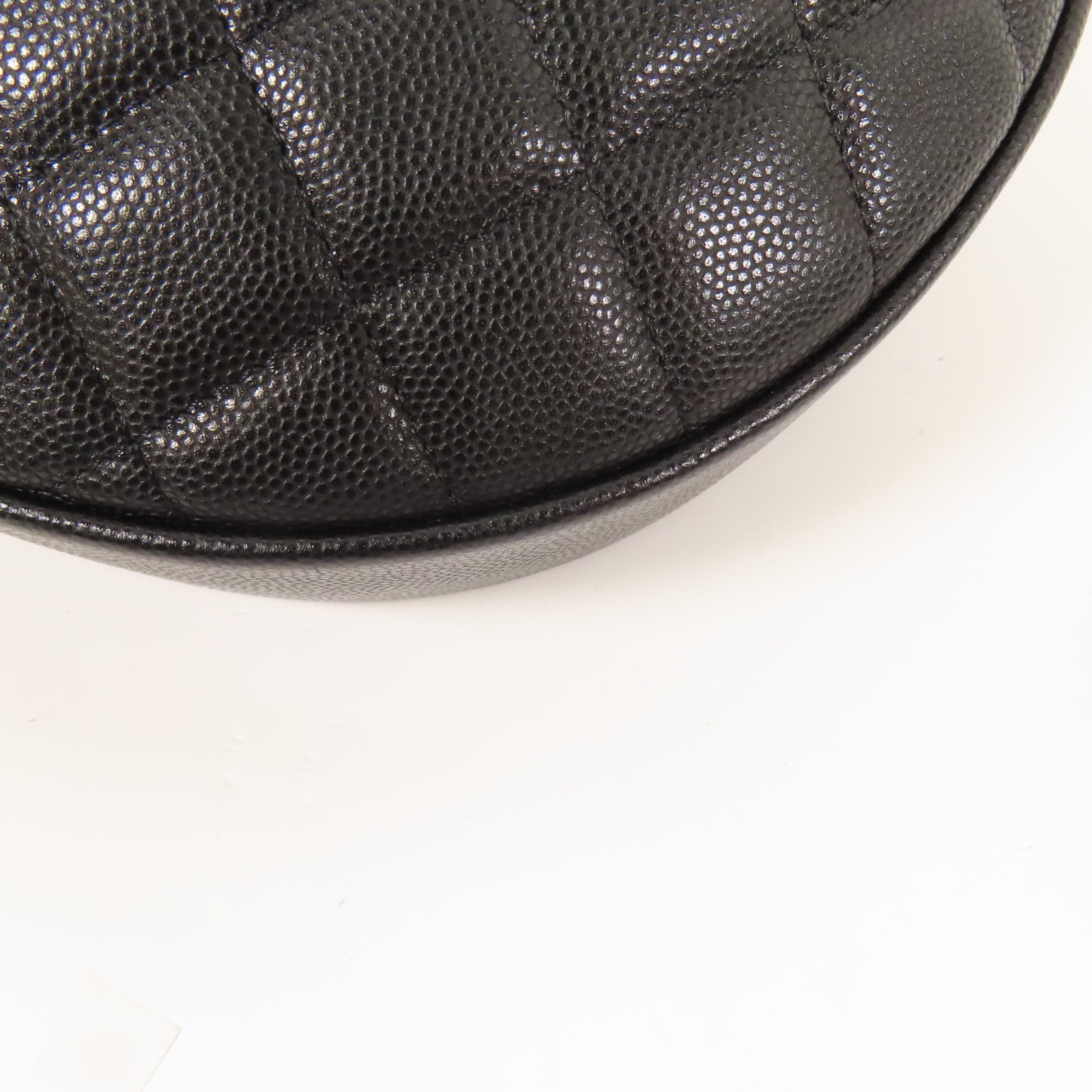 CHANEL 牛皮皮革Hobo Pouch金扣鏈帶手挽袋