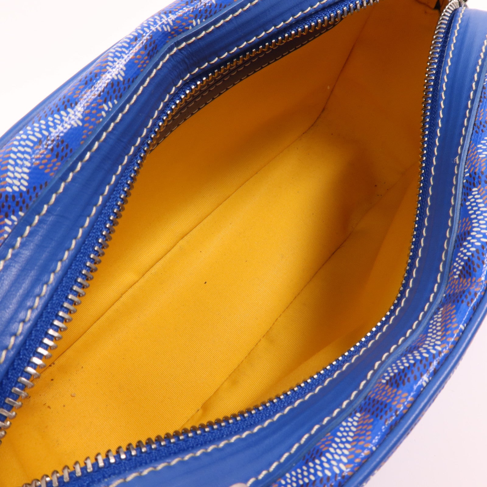 GOYARD 塗層帆布Sac Cap Vert銀扣肩背袋