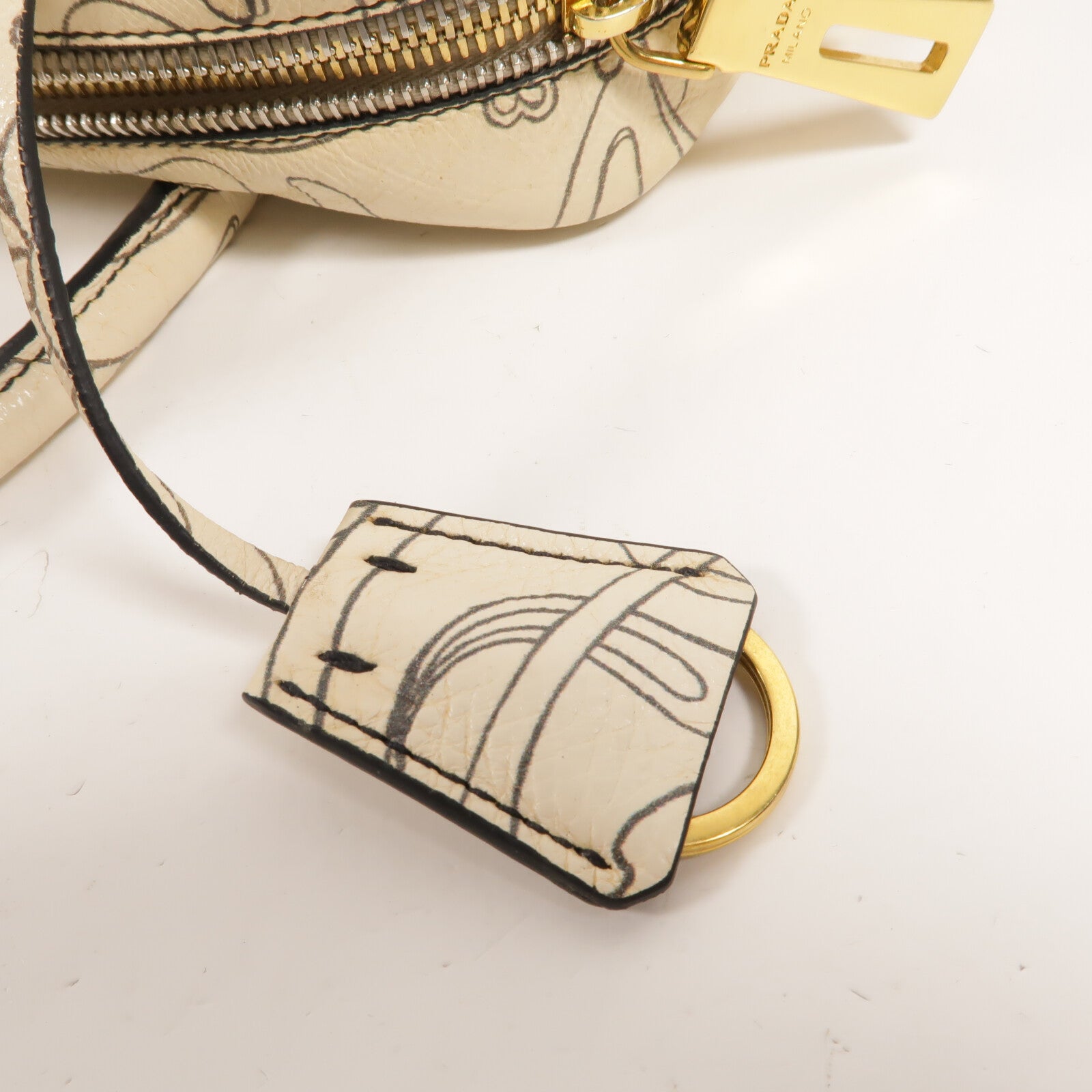 PRADA 牛皮皮革Shoulder Bag手挽肩背兩用袋