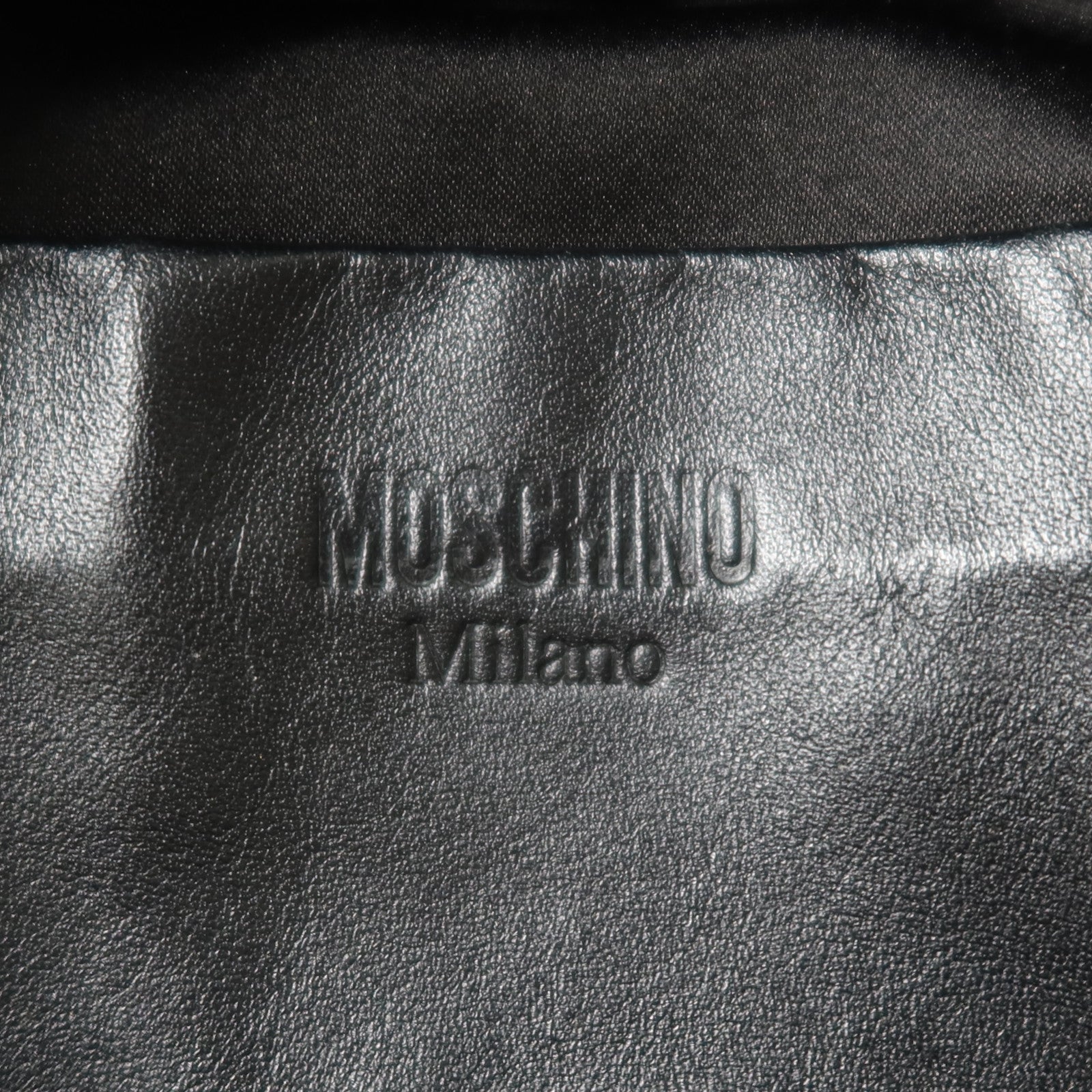 MOSCHINO 尼龍Rucksack銀扣背包