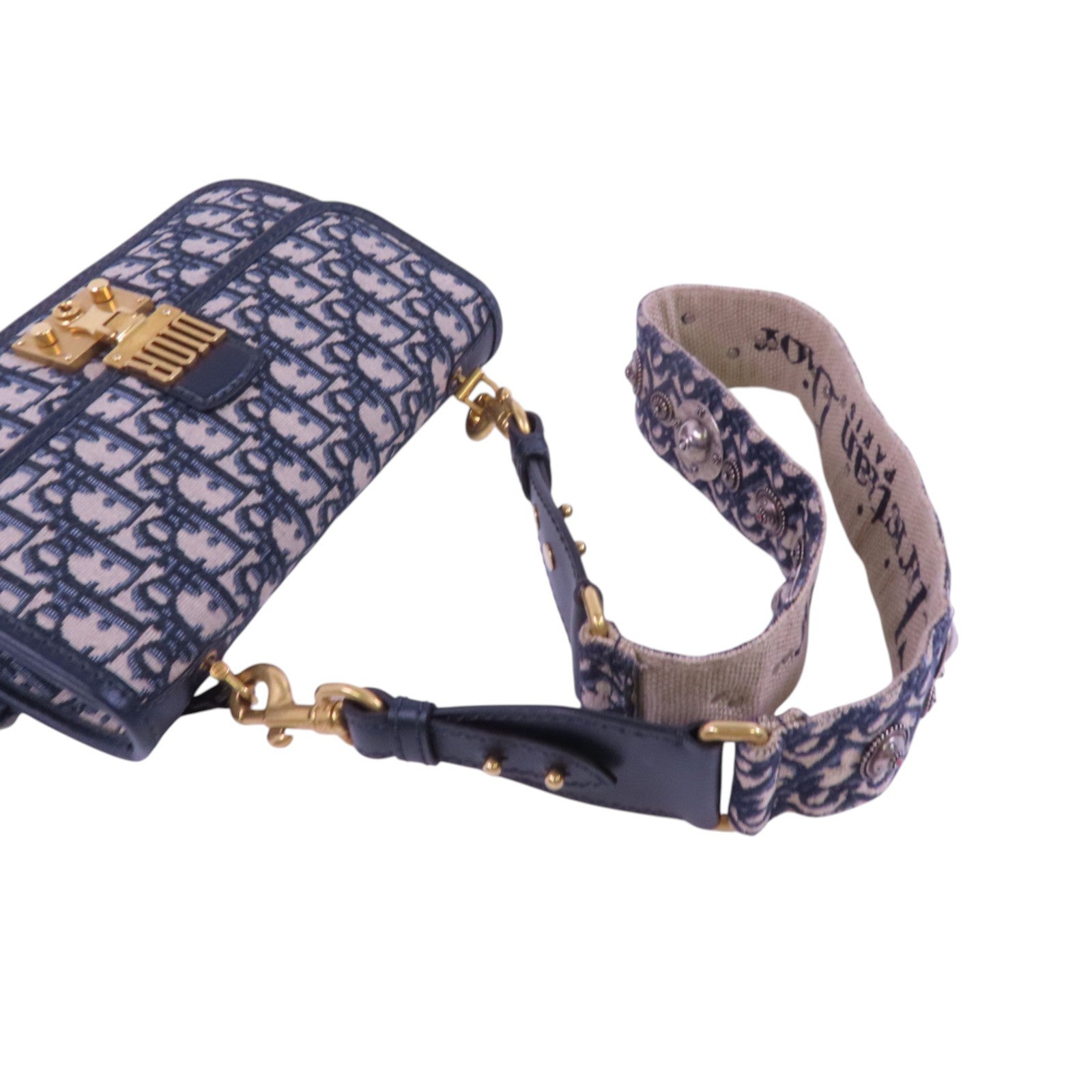 Dior  Oblique帆布Dioraddict金扣肩背袋