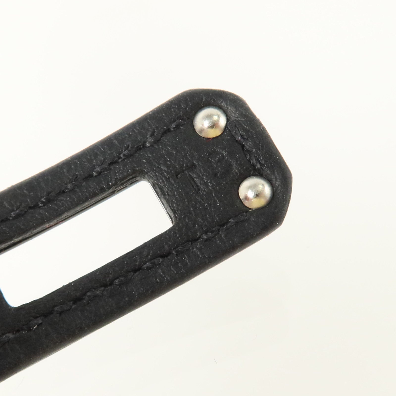 HERMES Alligator皮革Kelly Double Tour So Black Bracelet手鏈