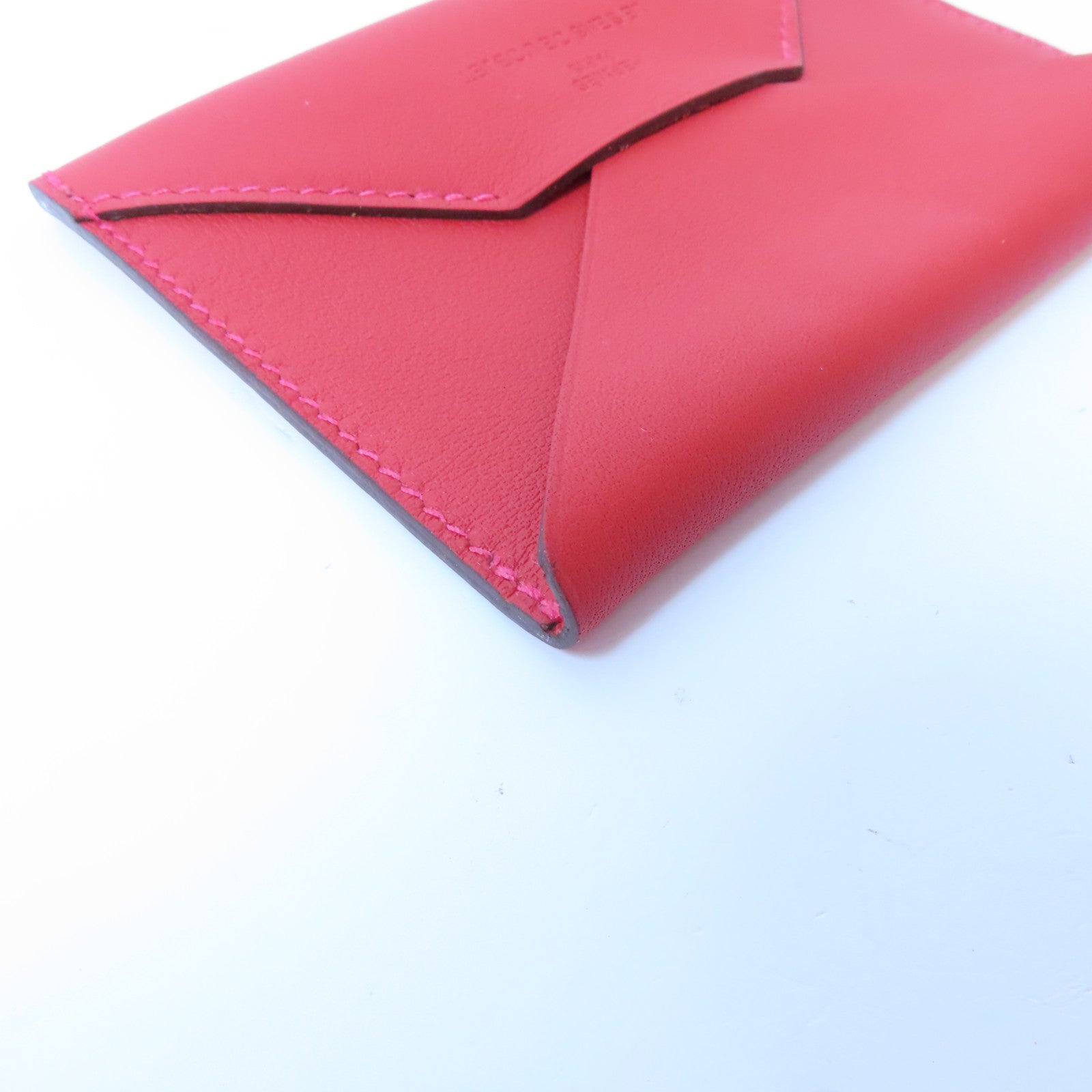 HERMES 【限時優惠】Swift皮革Card Case卡片套Vermillion/紅色