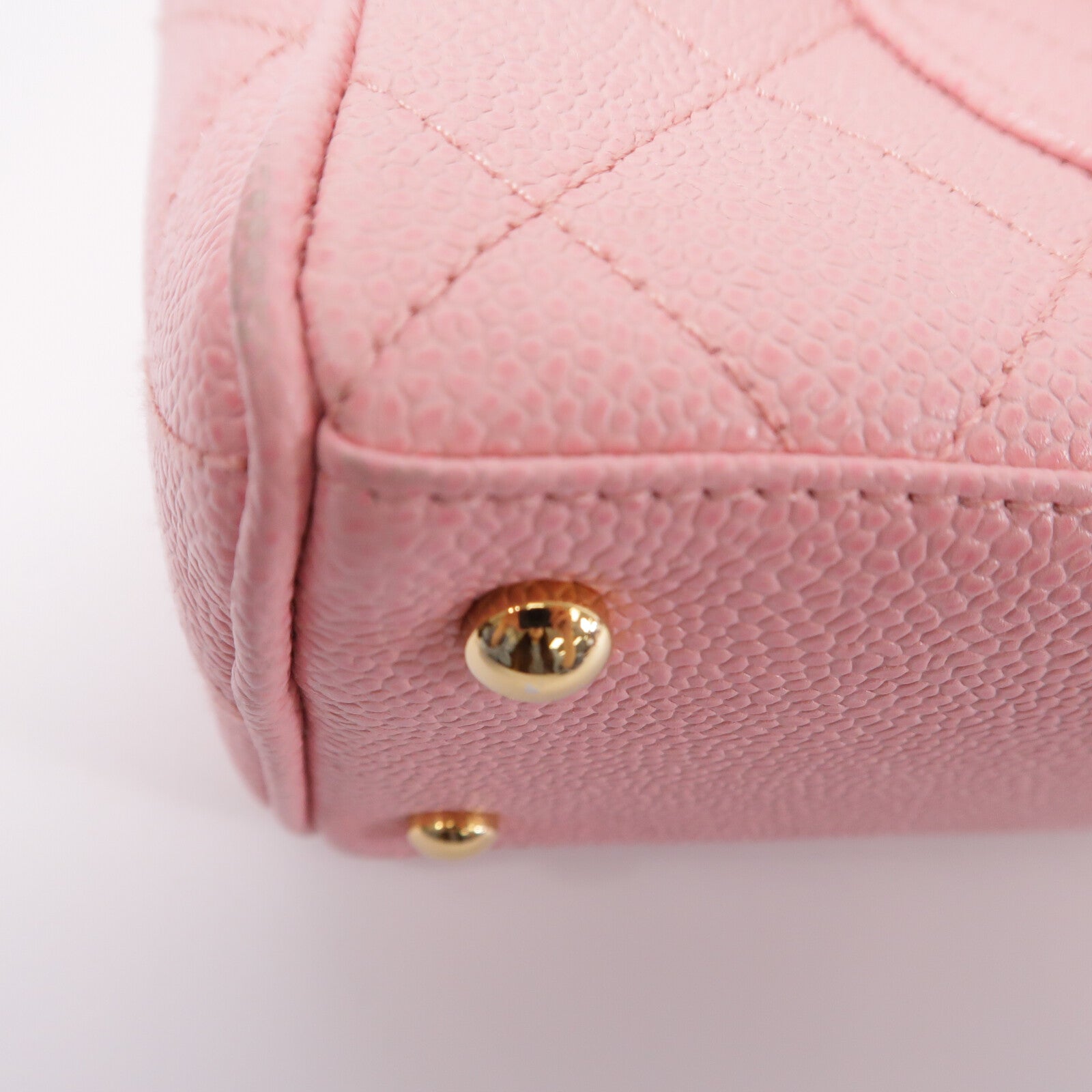CHANEL 牛皮皮革Vintage Mini Boston Bowing Bag手挽袋