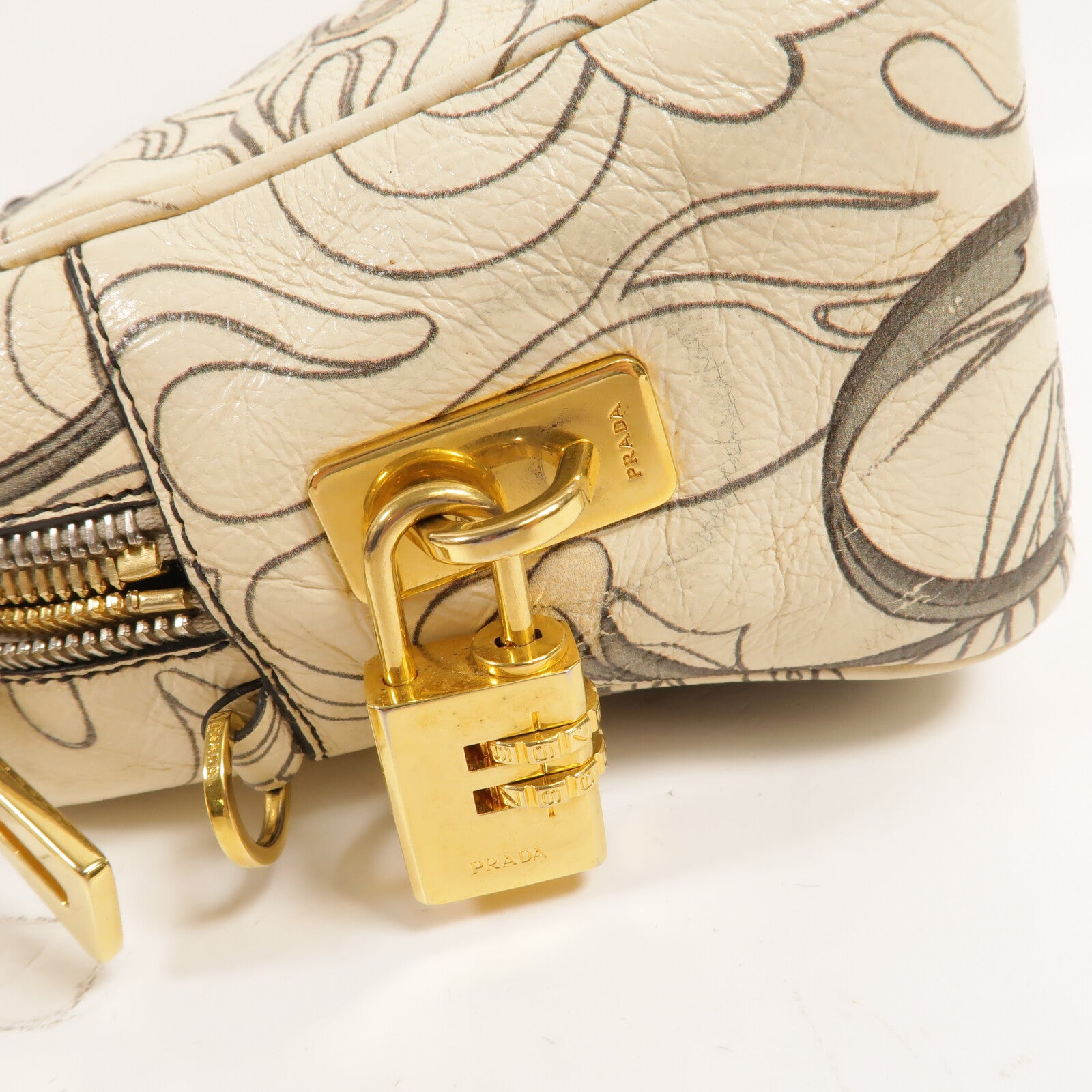 PRADA 牛皮皮革Shoulder Bag手挽肩背兩用袋