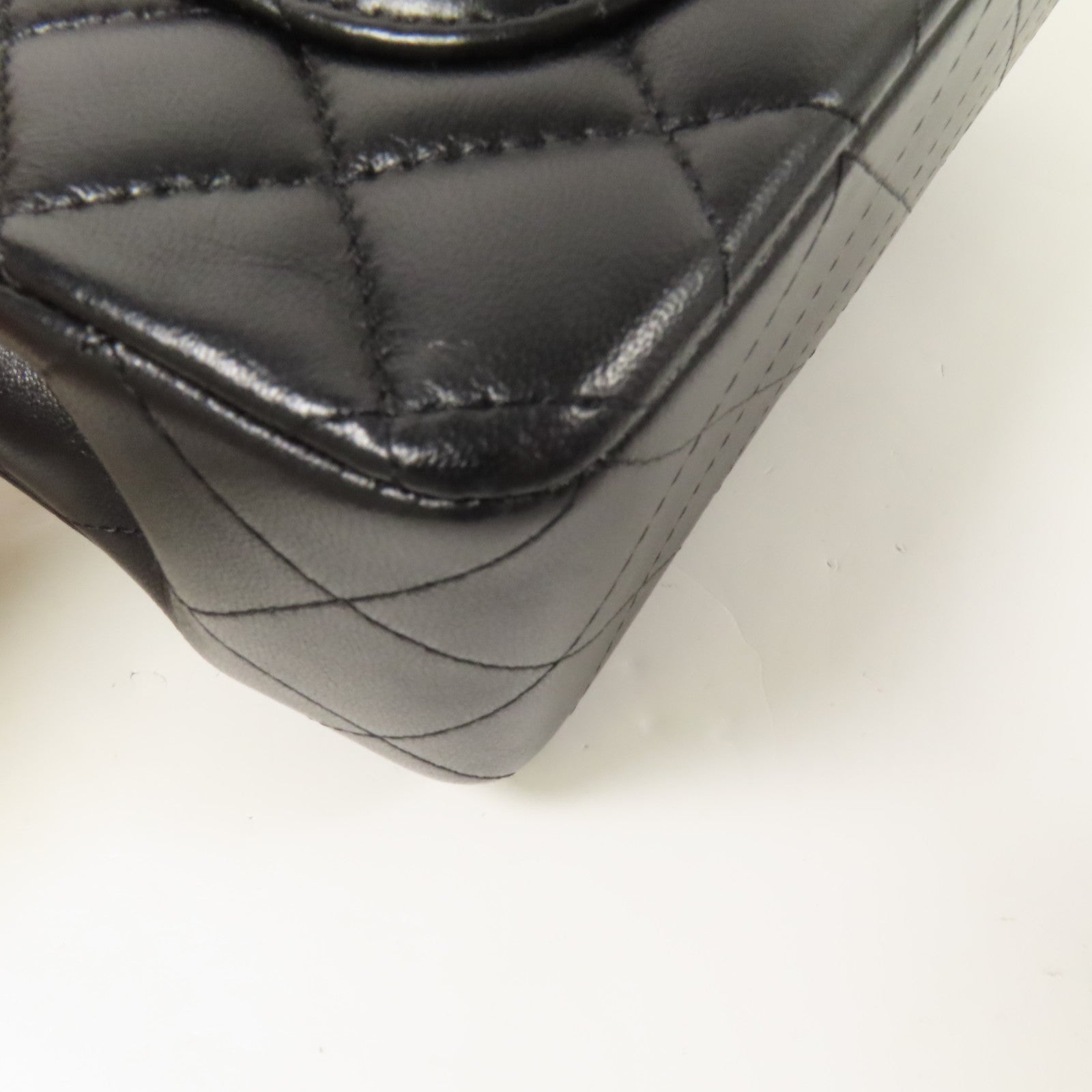 CHANEL 羊皮皮革23K Top Handle金扣手挽肩背兩用袋