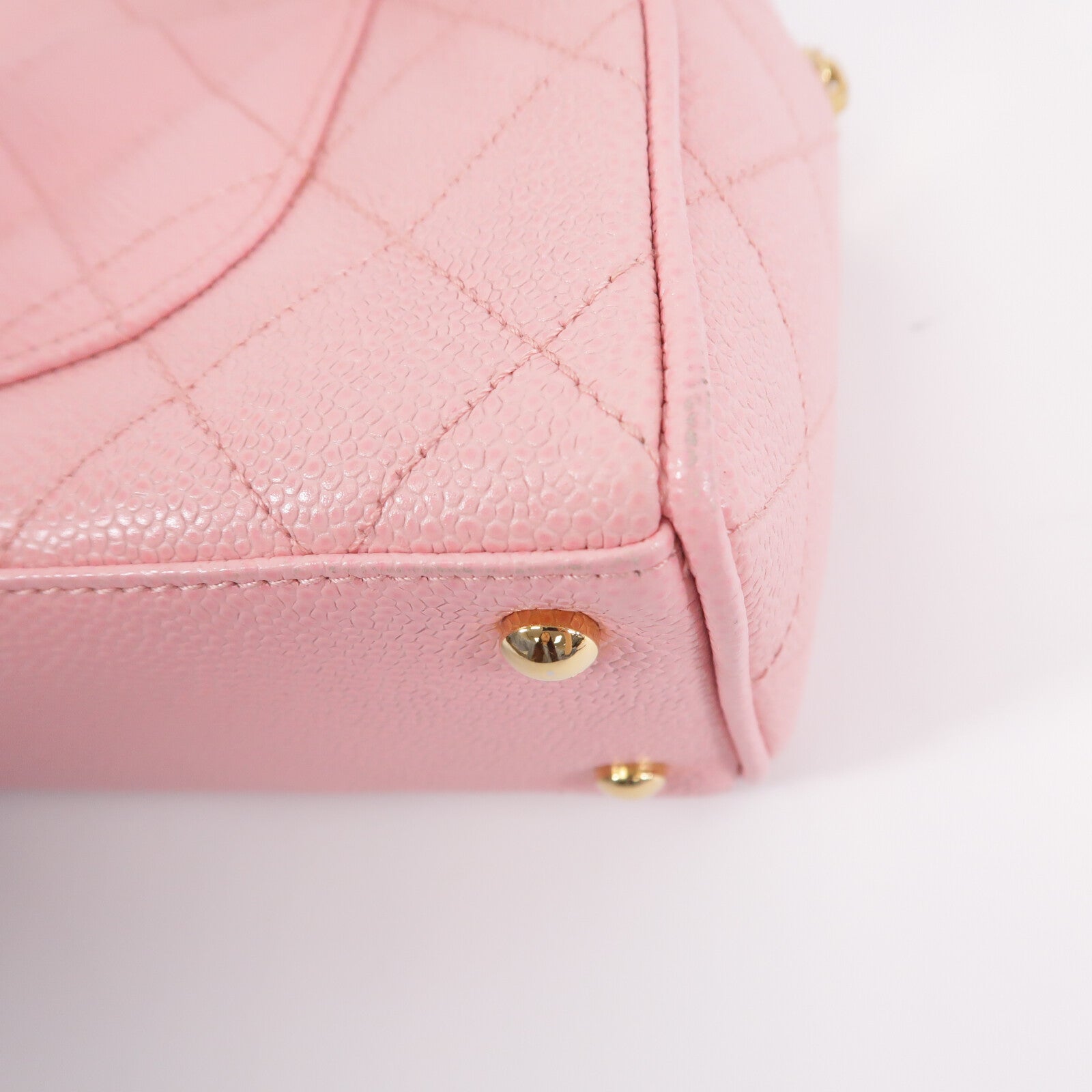 CHANEL 牛皮皮革Vintage Mini Boston Bowing Bag手挽袋