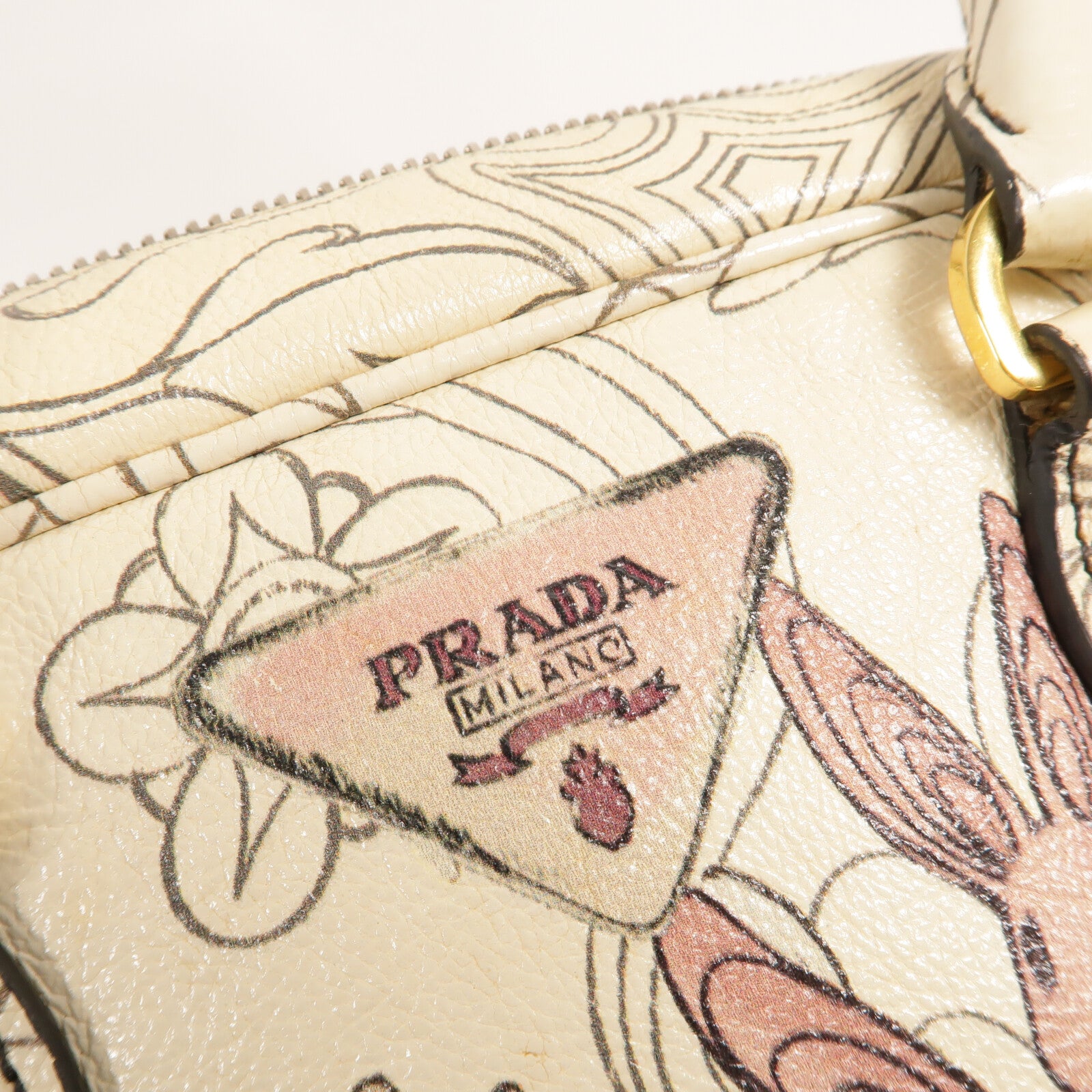PRADA 牛皮皮革Shoulder Bag手挽肩背兩用袋