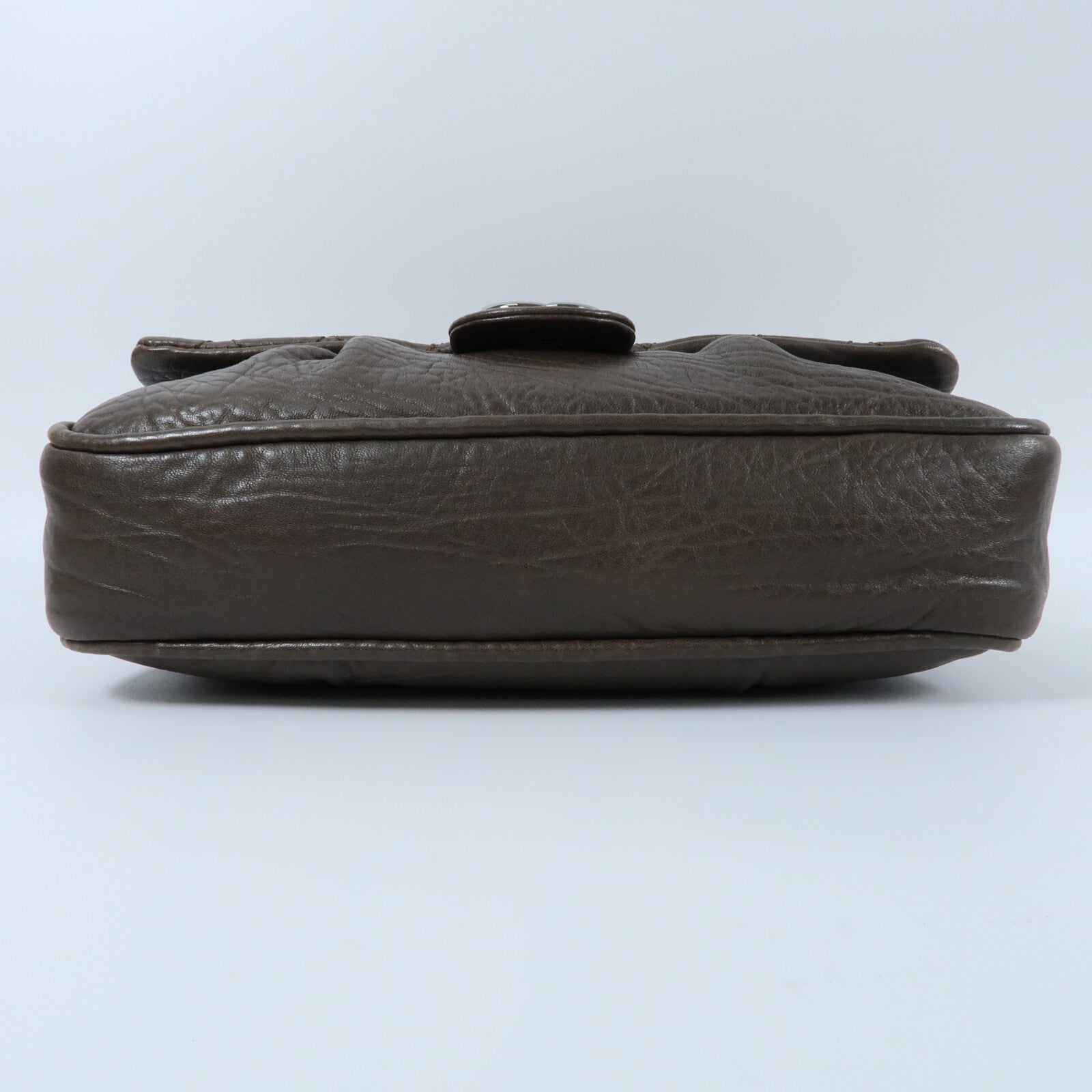 CHANEL 牛皮皮革Shoulder Bag銀扣鏈帶肩背袋