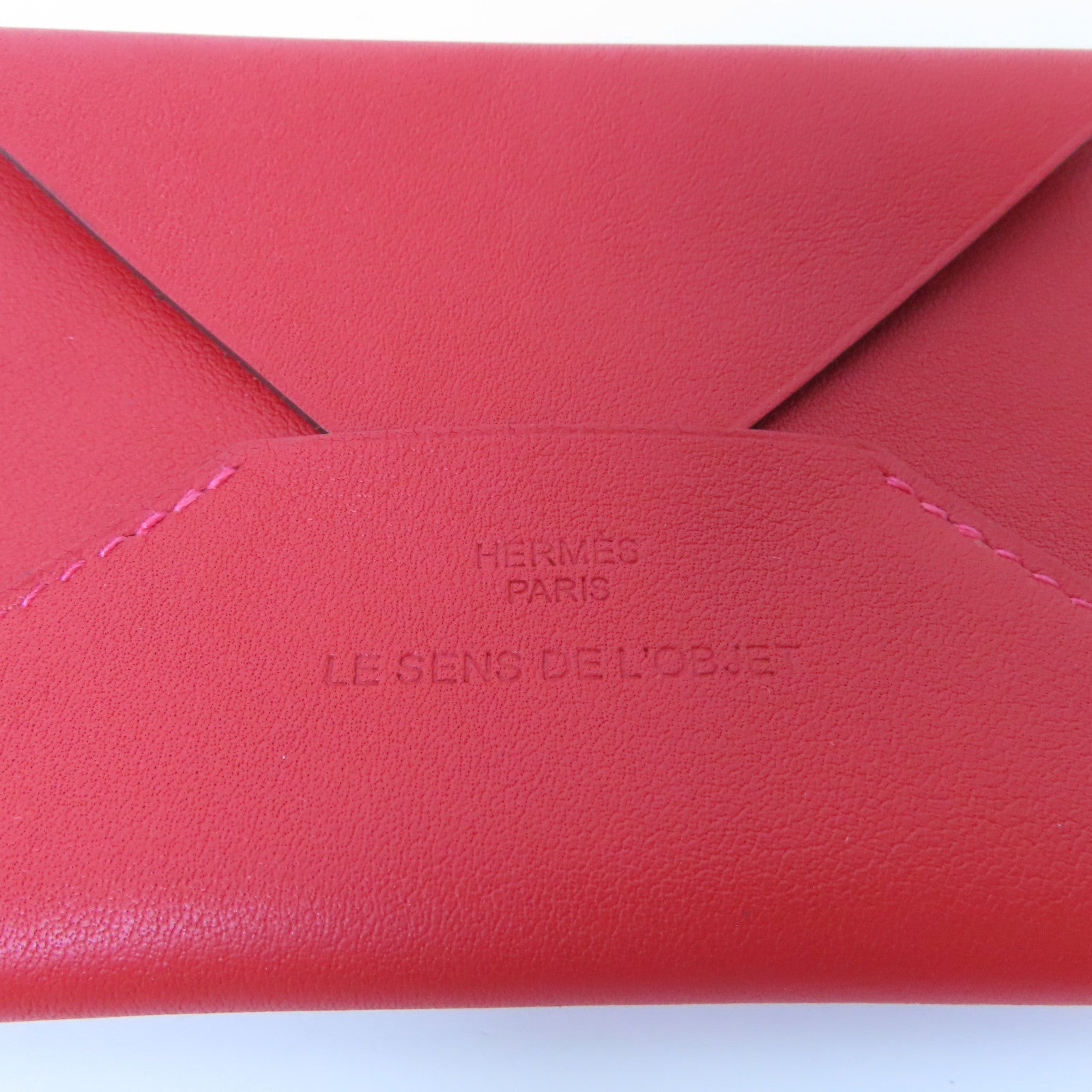 HERMES 【限時優惠】Swift皮革Card Case卡片套Vermillion/紅色