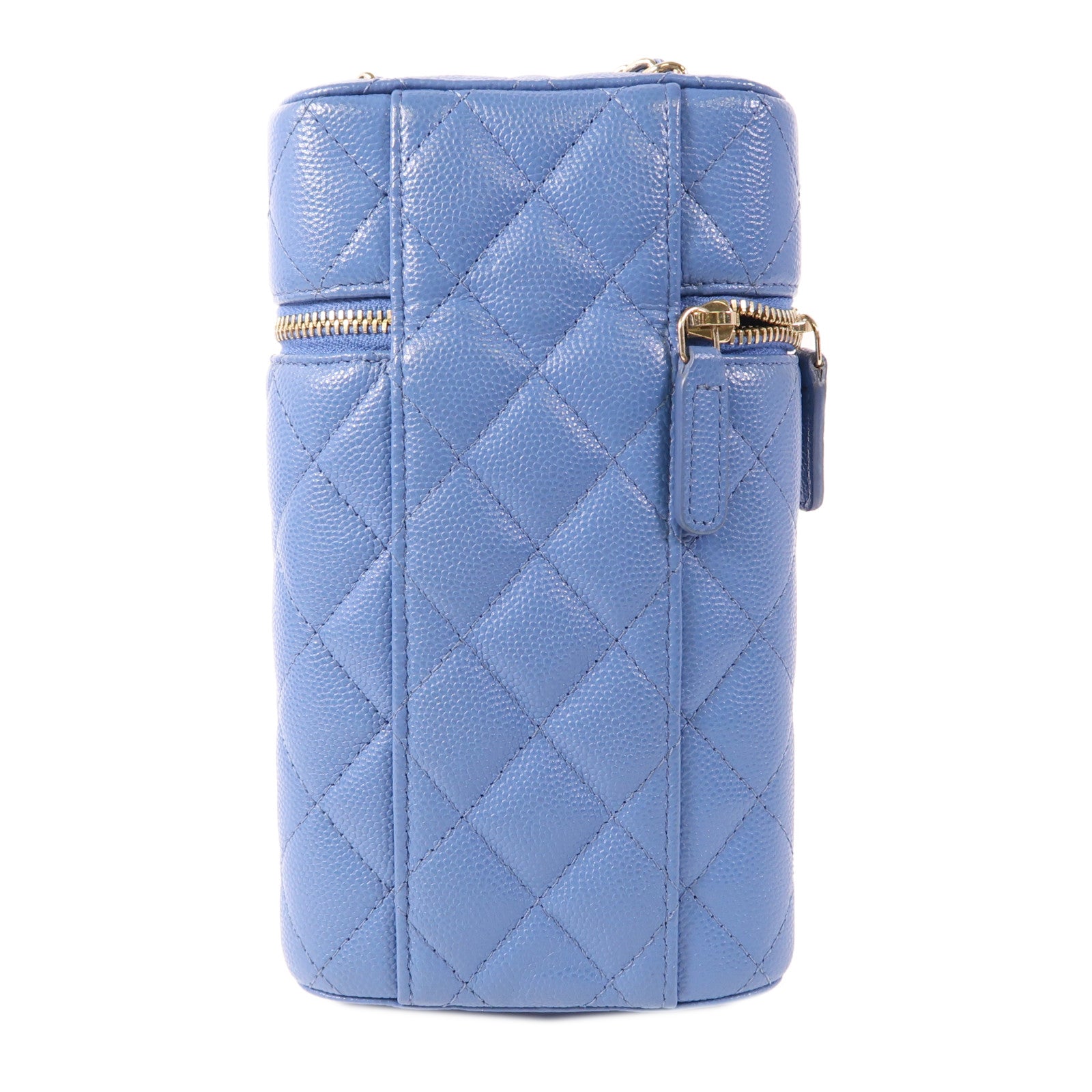 CHANEL【激減優惠】 牛皮皮革Classic Vanity金扣鏈帶肩背袋