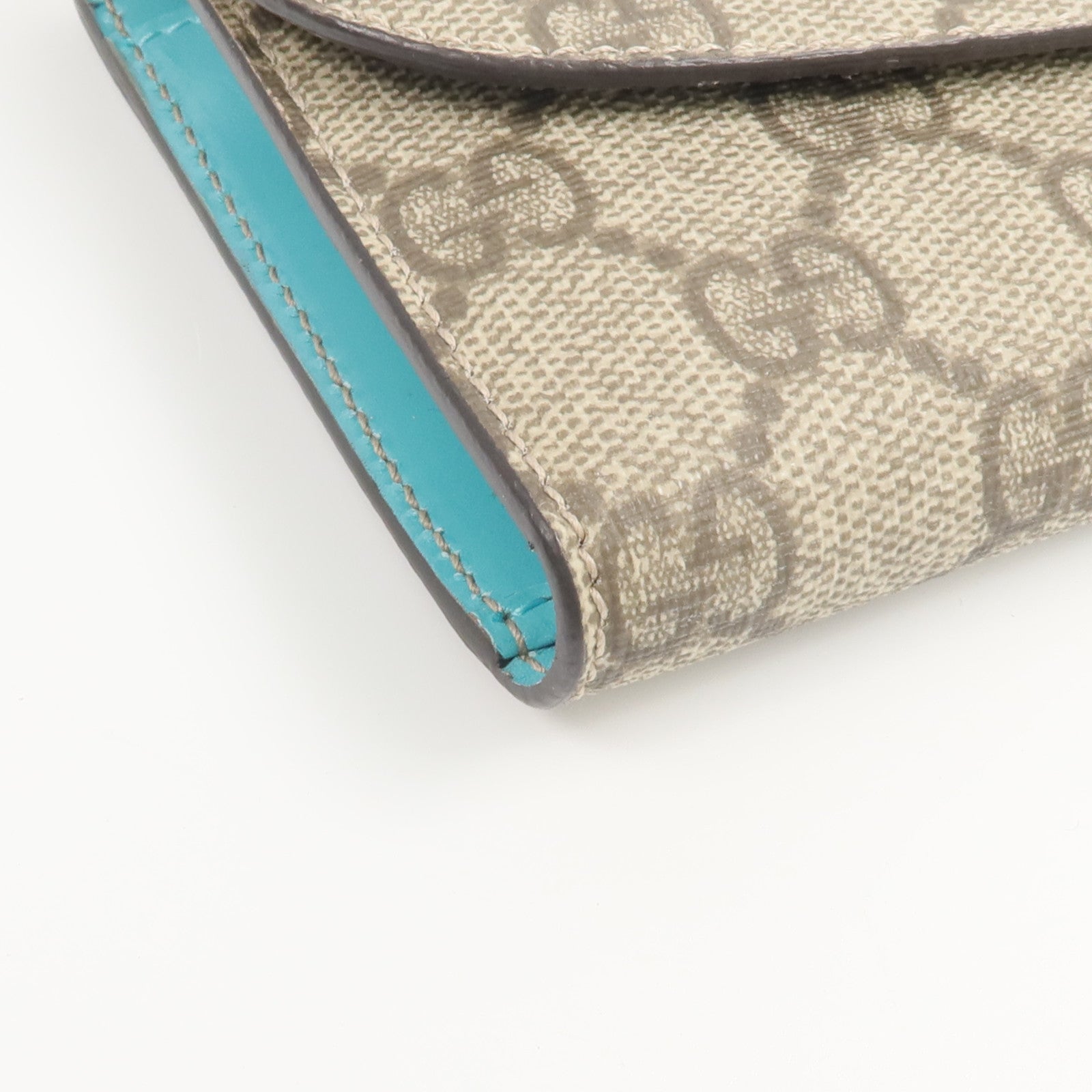 GUCCI 塗層帆布Long Wallet長錢包