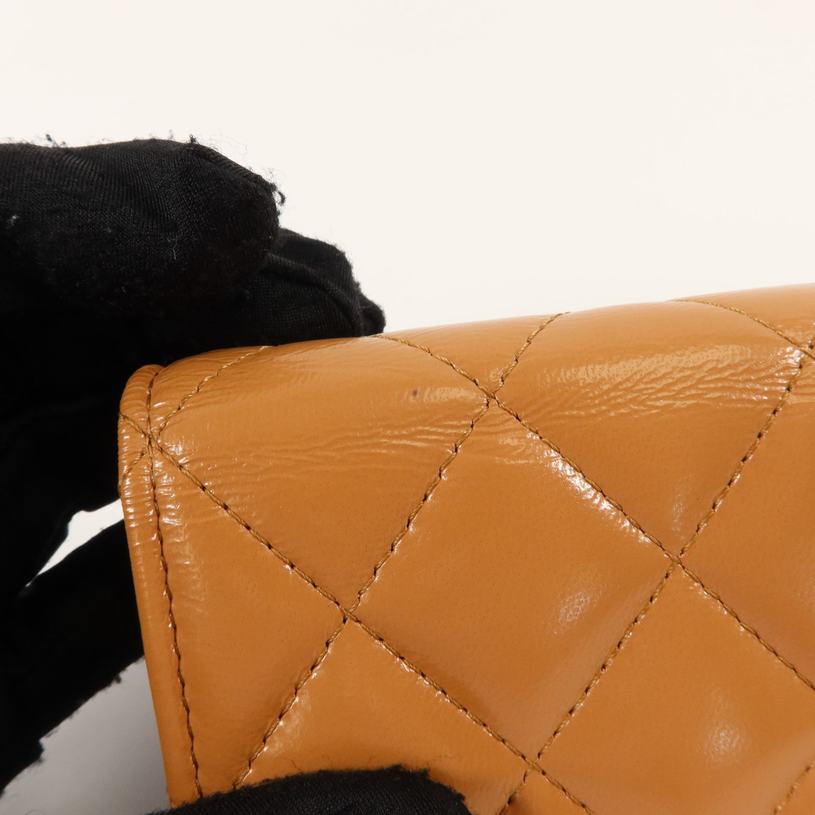 CHANEL 羊皮皮革Chanel 19 Flap Card Holder金扣卡片套
