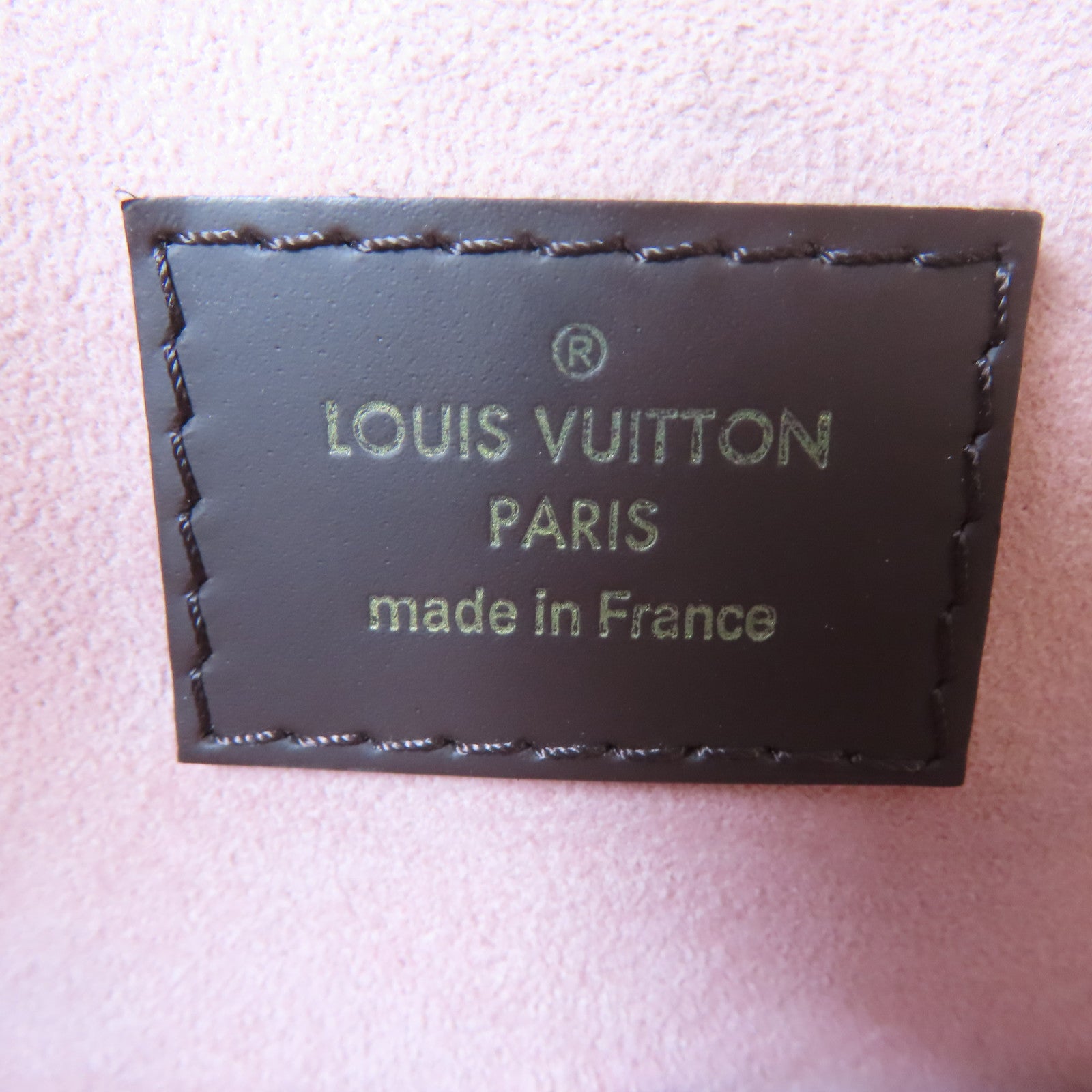LOUIS VUITTON 【激減優惠】Damier Normandy金扣手挽肩背兩用袋啡色/粉紅色