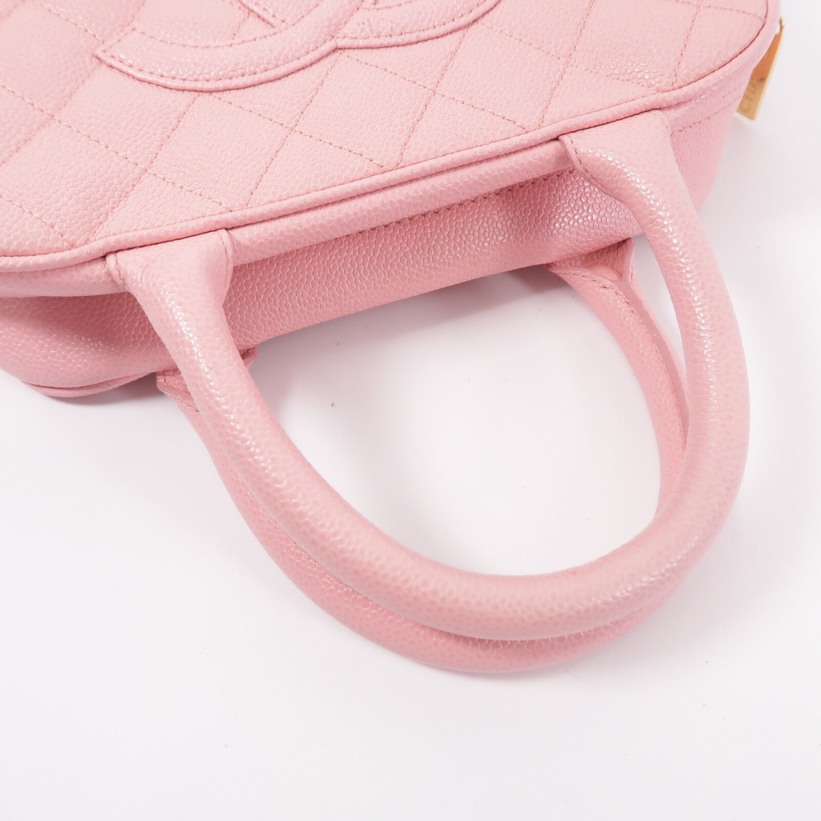 CHANEL 牛皮皮革Vintage Mini Boston Bowing Bag手挽袋
