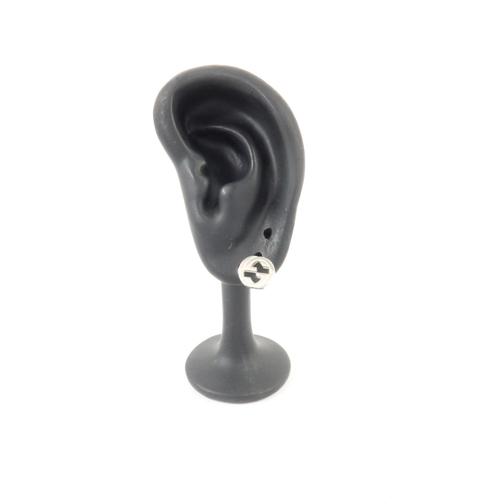 GUCCI 925純銀Interlocking G Earrings耳環