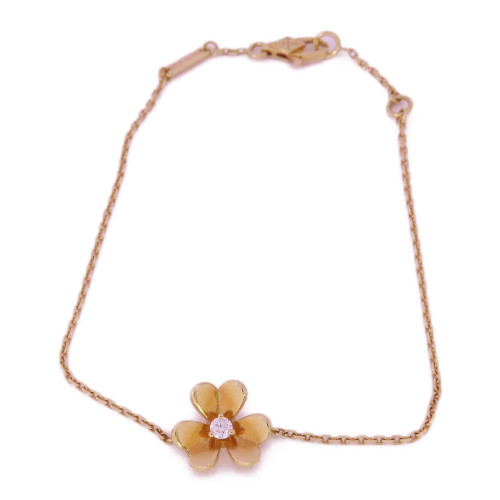 Van Cleef & Arpels 18K黃金/鑽石Frivole Diamond Bracelets手鏈