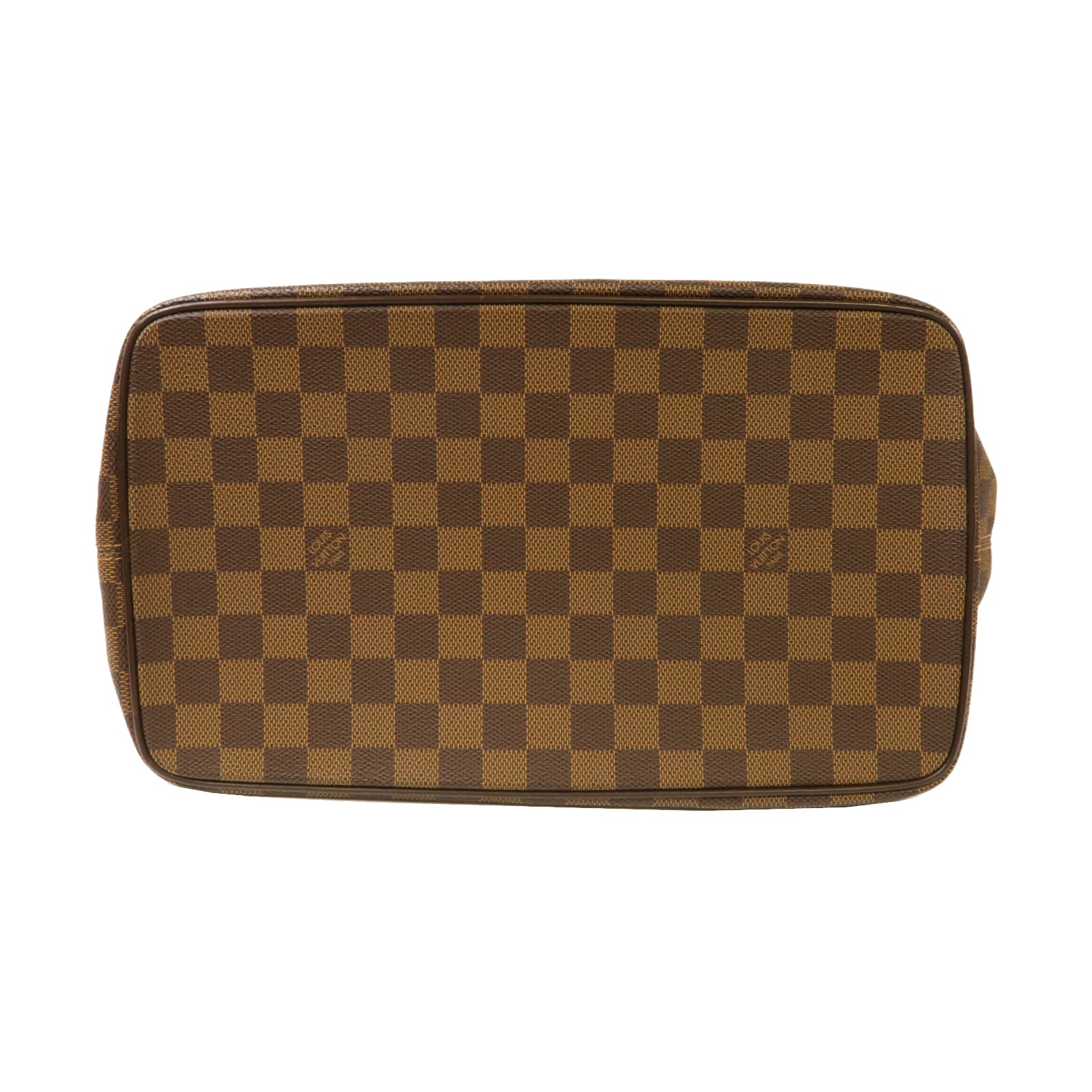 LOUIS VUITTON Damier Saleya MM金扣手挽袋啡色