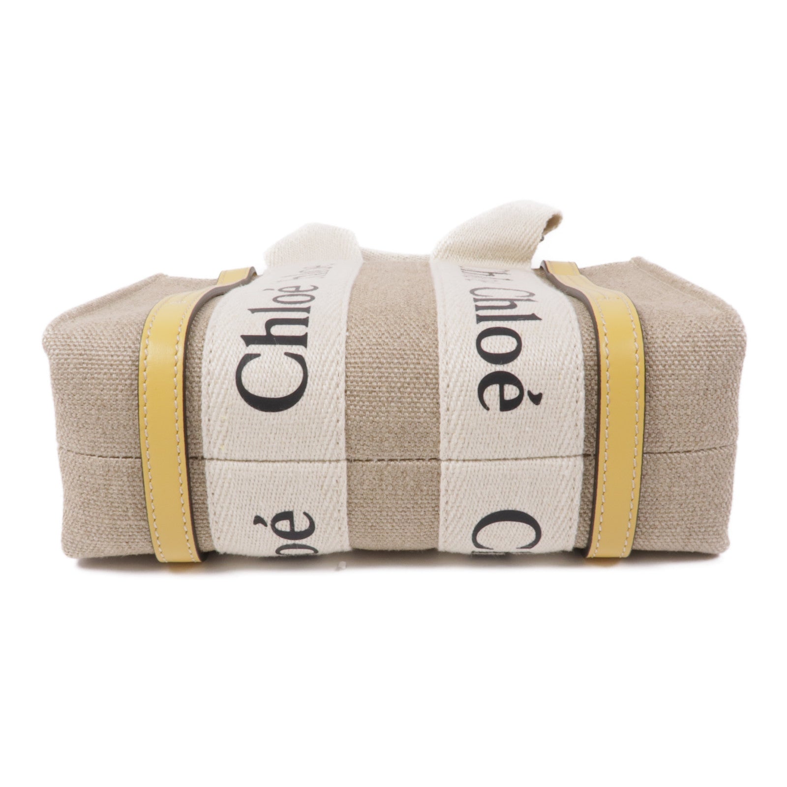 Chloe 帆布Mini Woody Tote Bag手挽肩背兩用袋