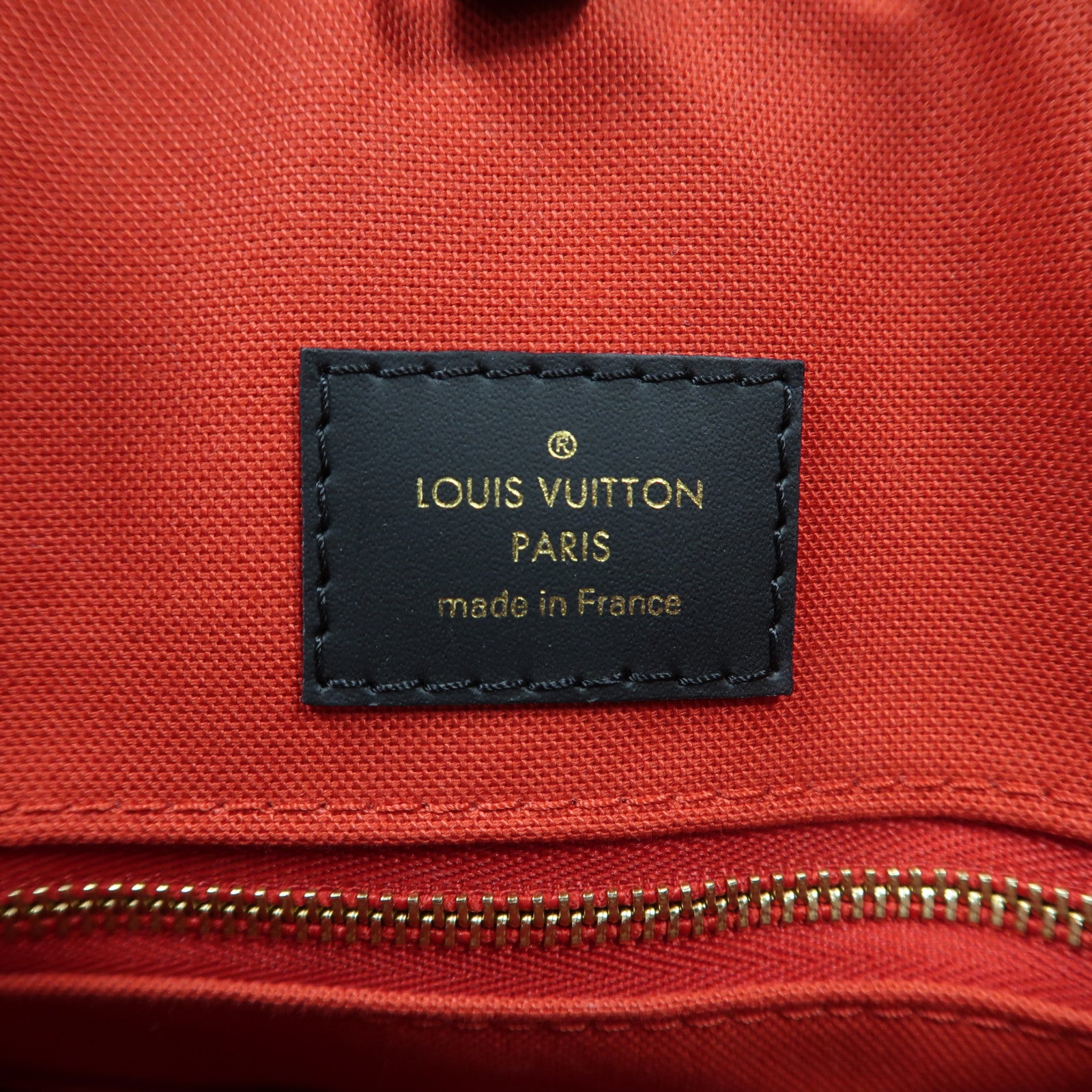 LOUIS VUITTON Monogram On The Go MM金扣手挽肩背兩用袋啡色