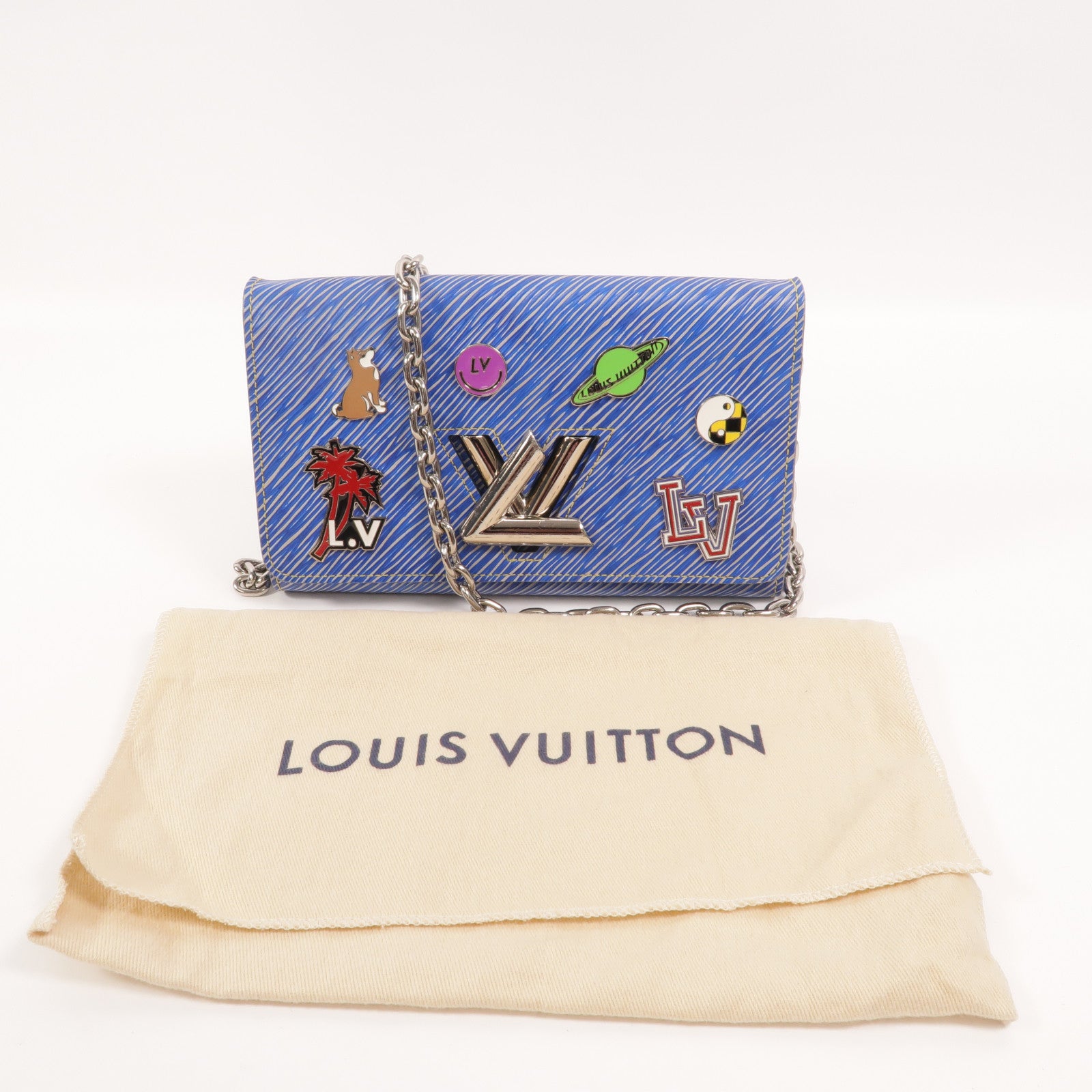 LOUIS VUITTON Epi Twist Chain鏈帶肩背袋