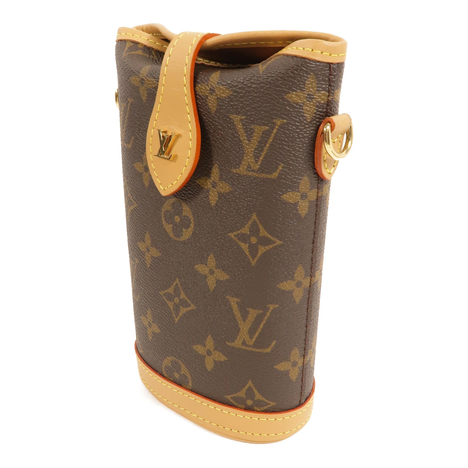 LOUIS VUITTON Monogram Fold Me Pouch金扣肩背袋
