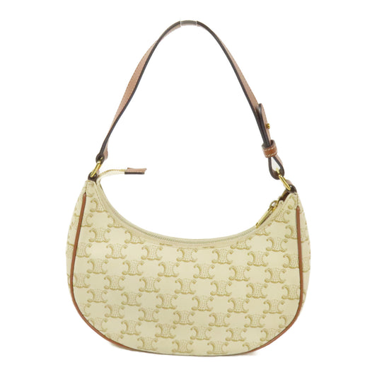 CELINE 塗層帆布Ava金扣肩背袋