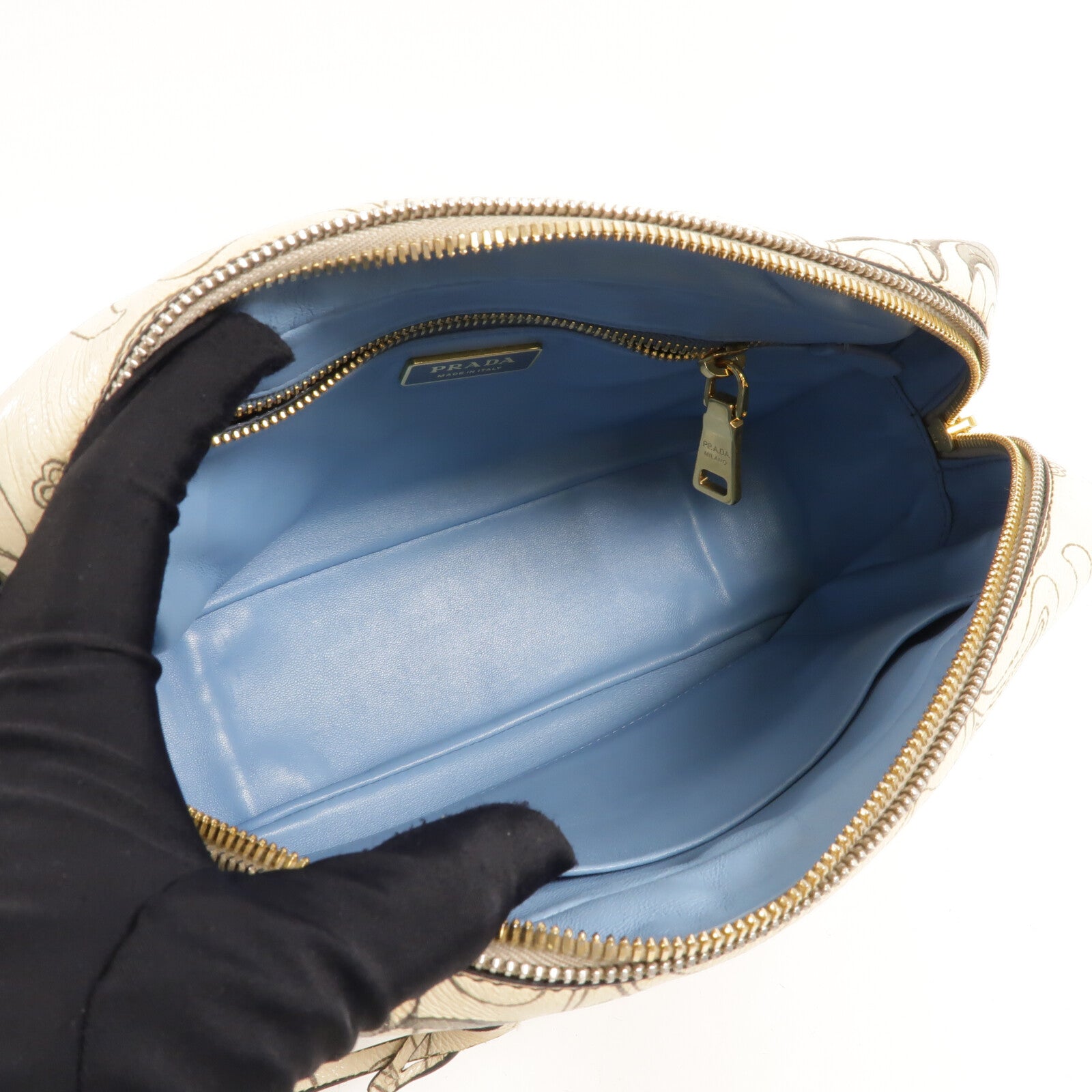 PRADA 牛皮皮革Shoulder Bag手挽肩背兩用袋