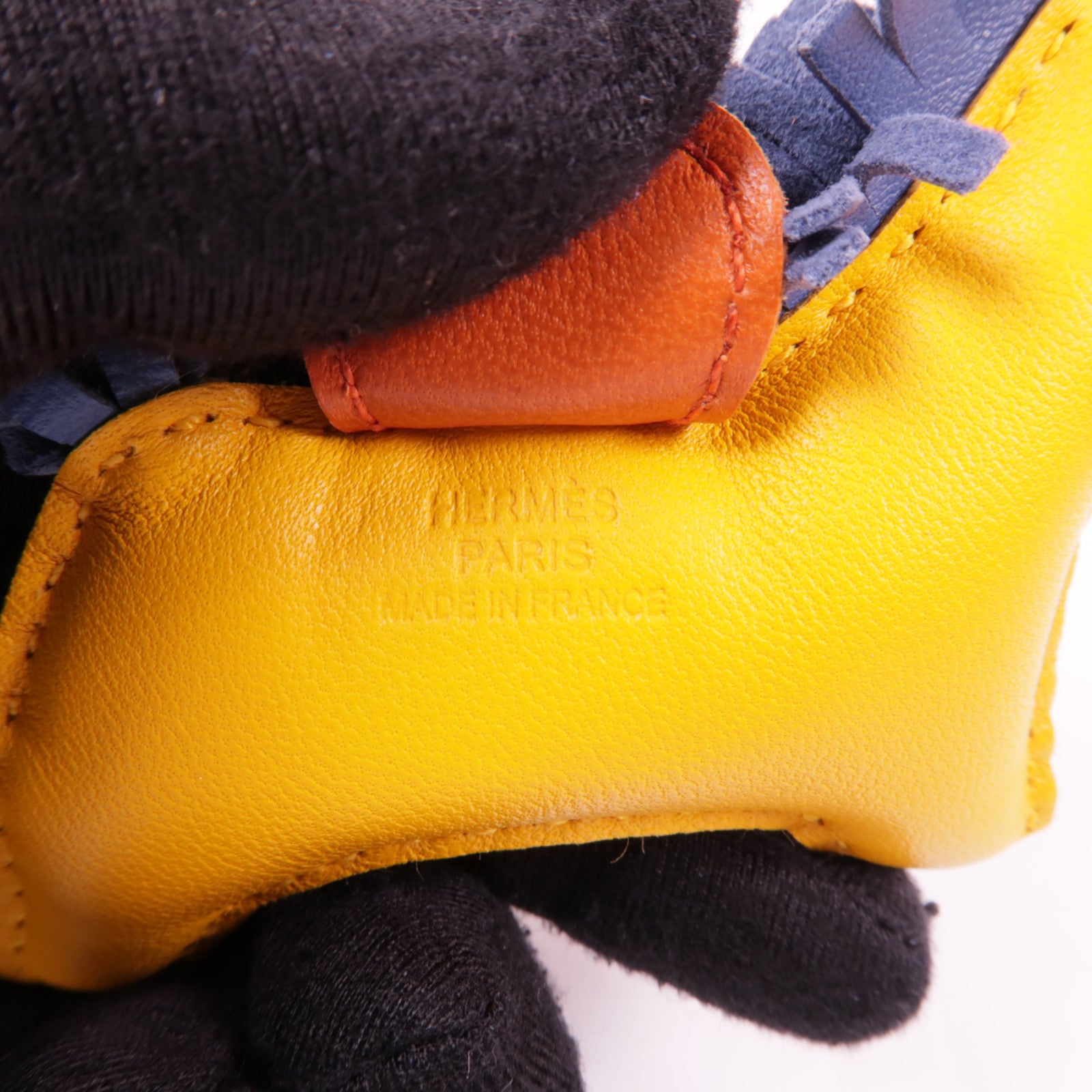 HERMES Milo皮革/Swift皮革Rodeo PM掛飾